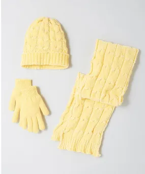 Fashion Hat, Scarf & Glove Set