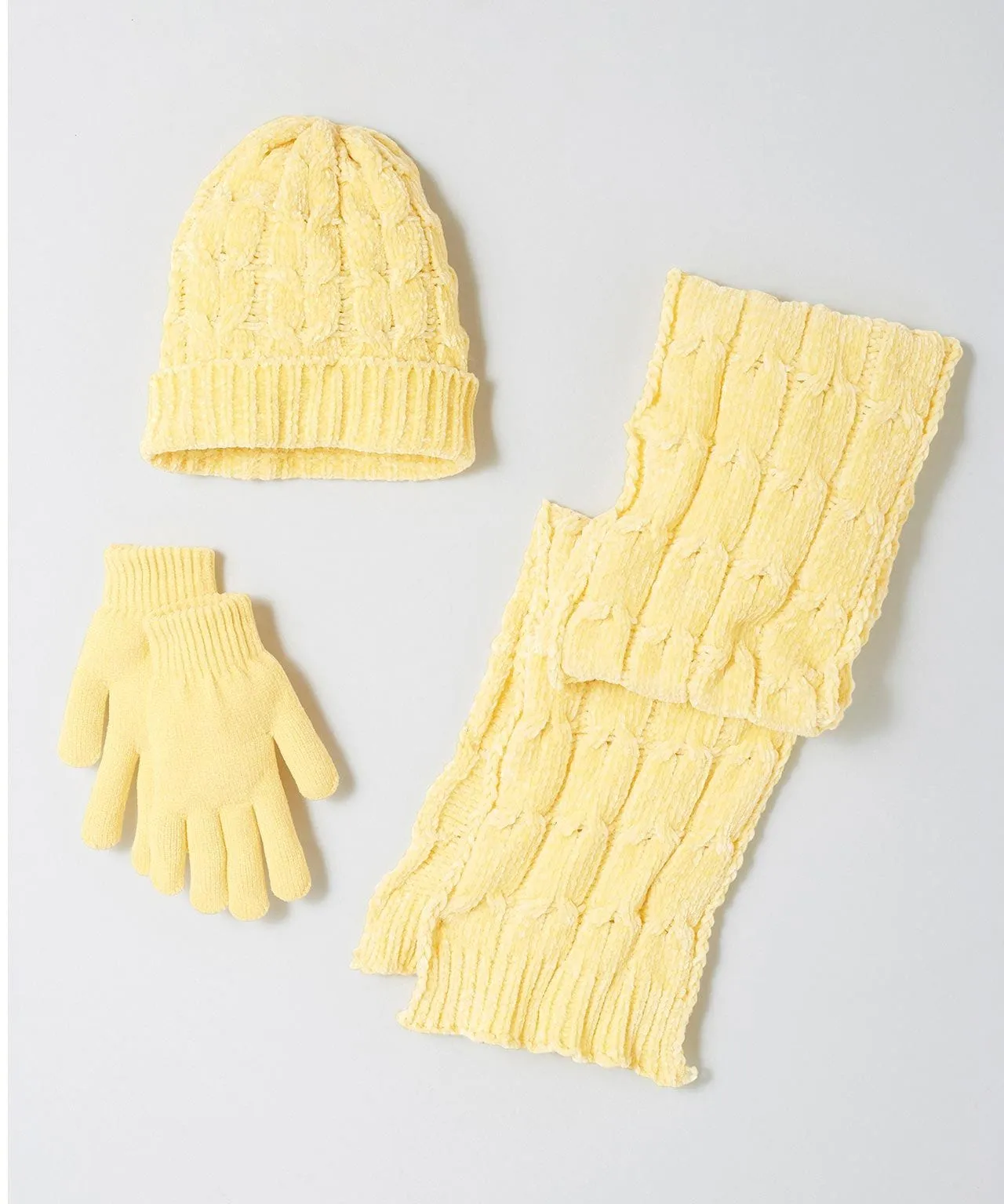 Fashion Hat, Scarf & Glove Set