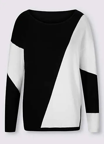 Heine Colour Block Sweater | Grattan