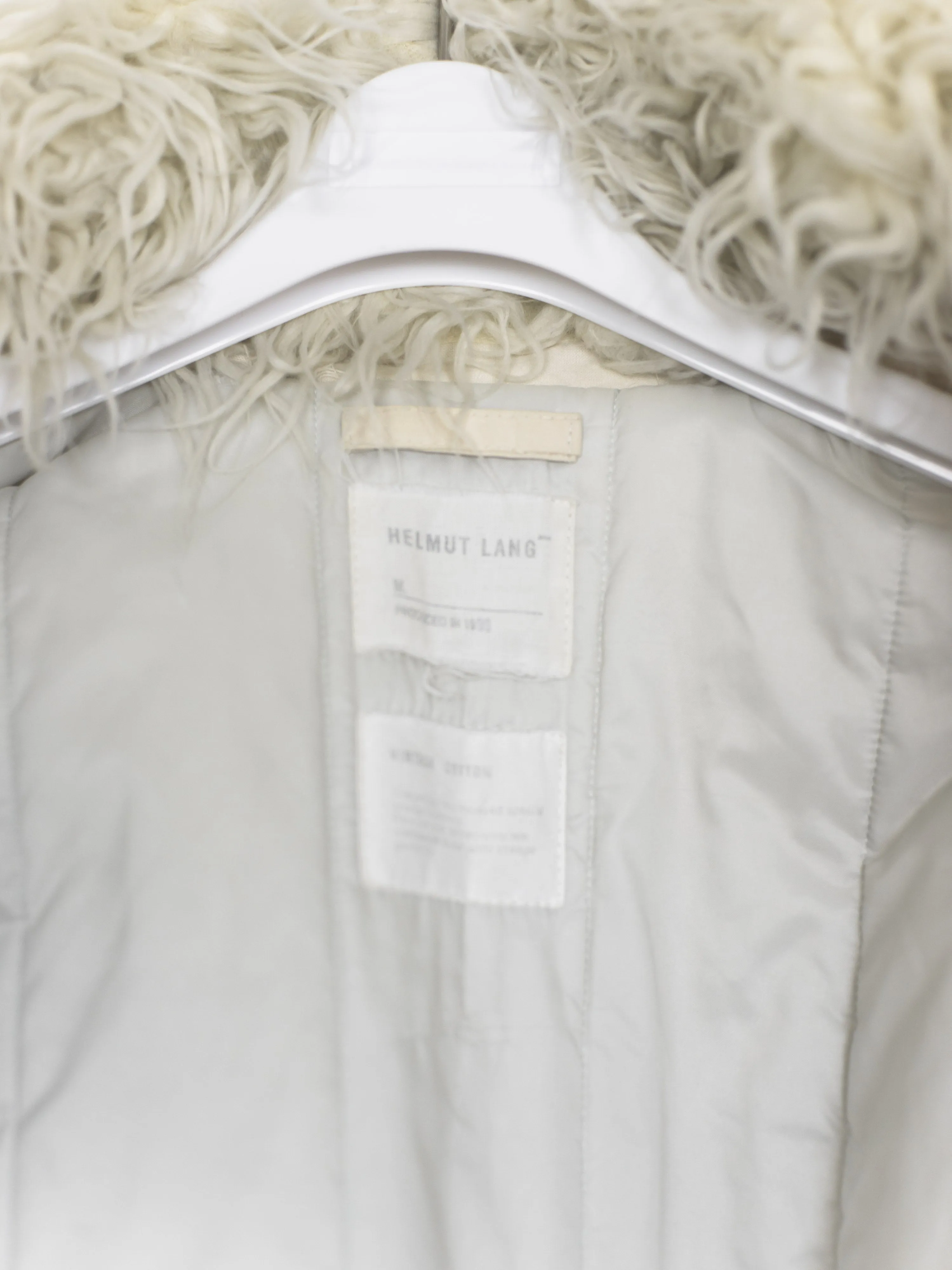 Helmut Lang AW99 Padded Cotton Astro Biker Parka - Astro Biker Parka by Helmut Lang from AW99 Made of Padded Cotton