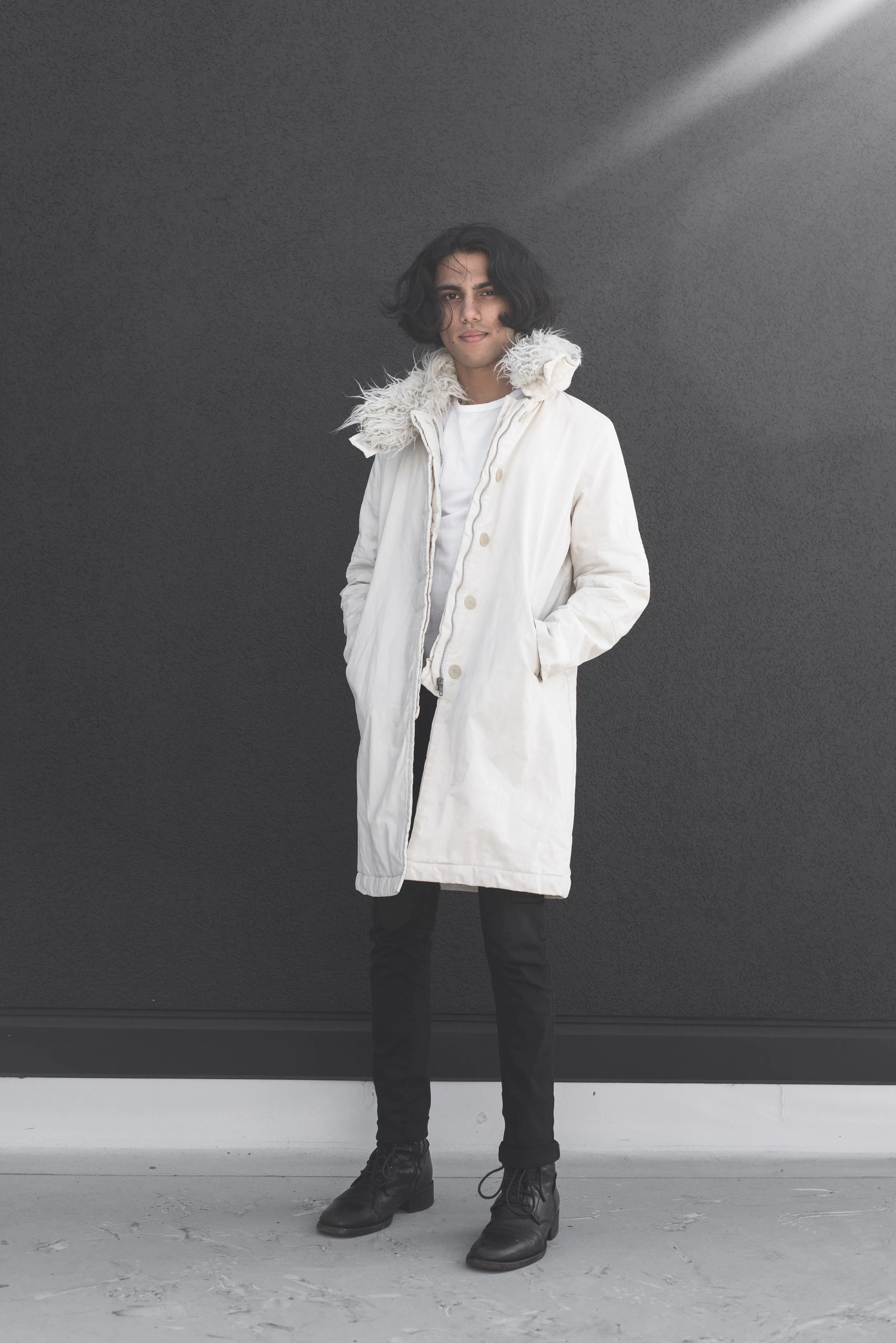 Helmut Lang AW99 Padded Cotton Astro Biker Parka - Astro Biker Parka by Helmut Lang from AW99 Made of Padded Cotton