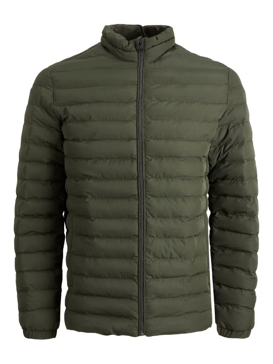 Jack and Jones Recycled Puffer Collar Jacket Rosin