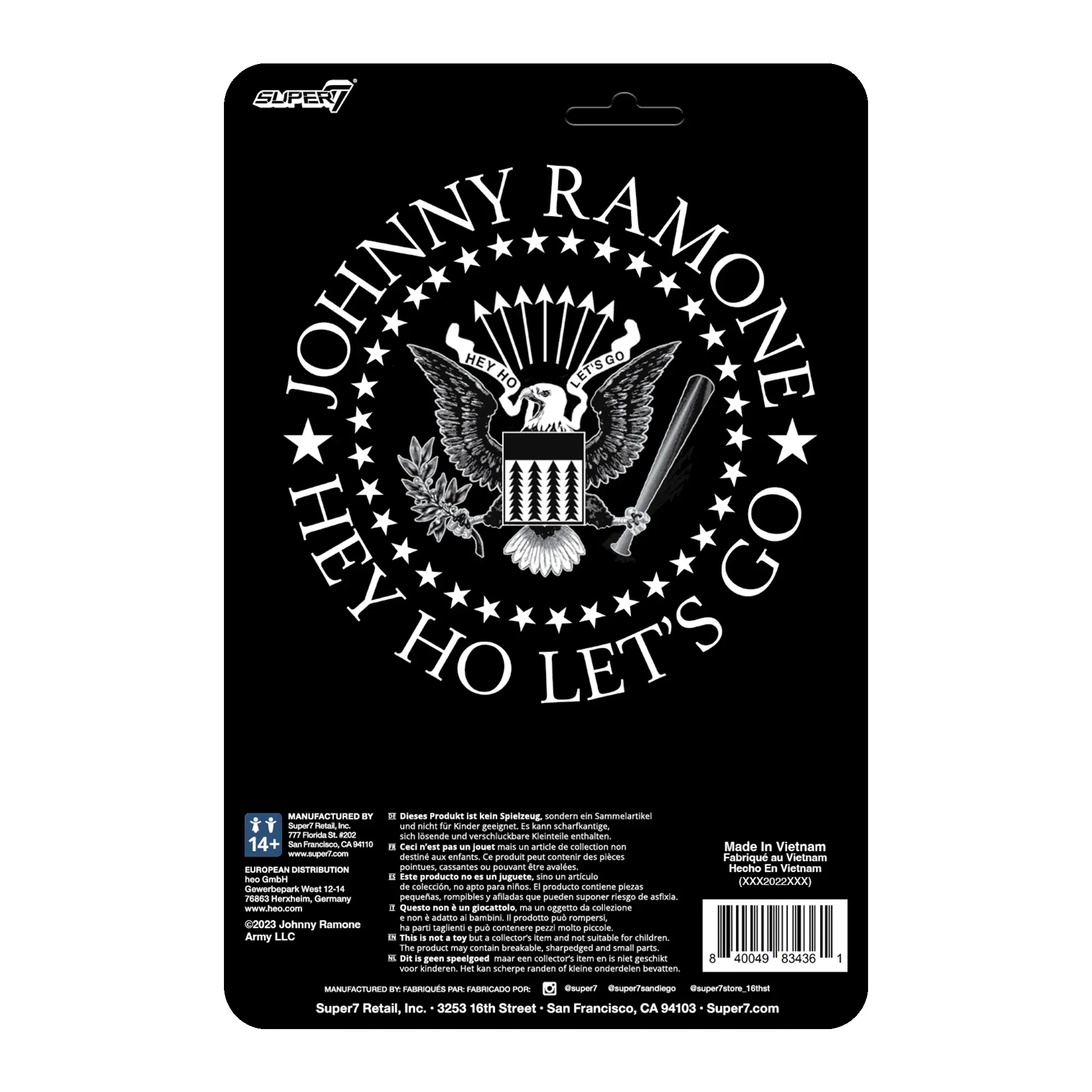 Johnny Ramone Collectible Figure Wave 01 - Johnny Ramone