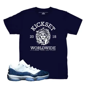 Jordan 11 Blue Snakeskin Medusa Shirt - Worldwide Availability