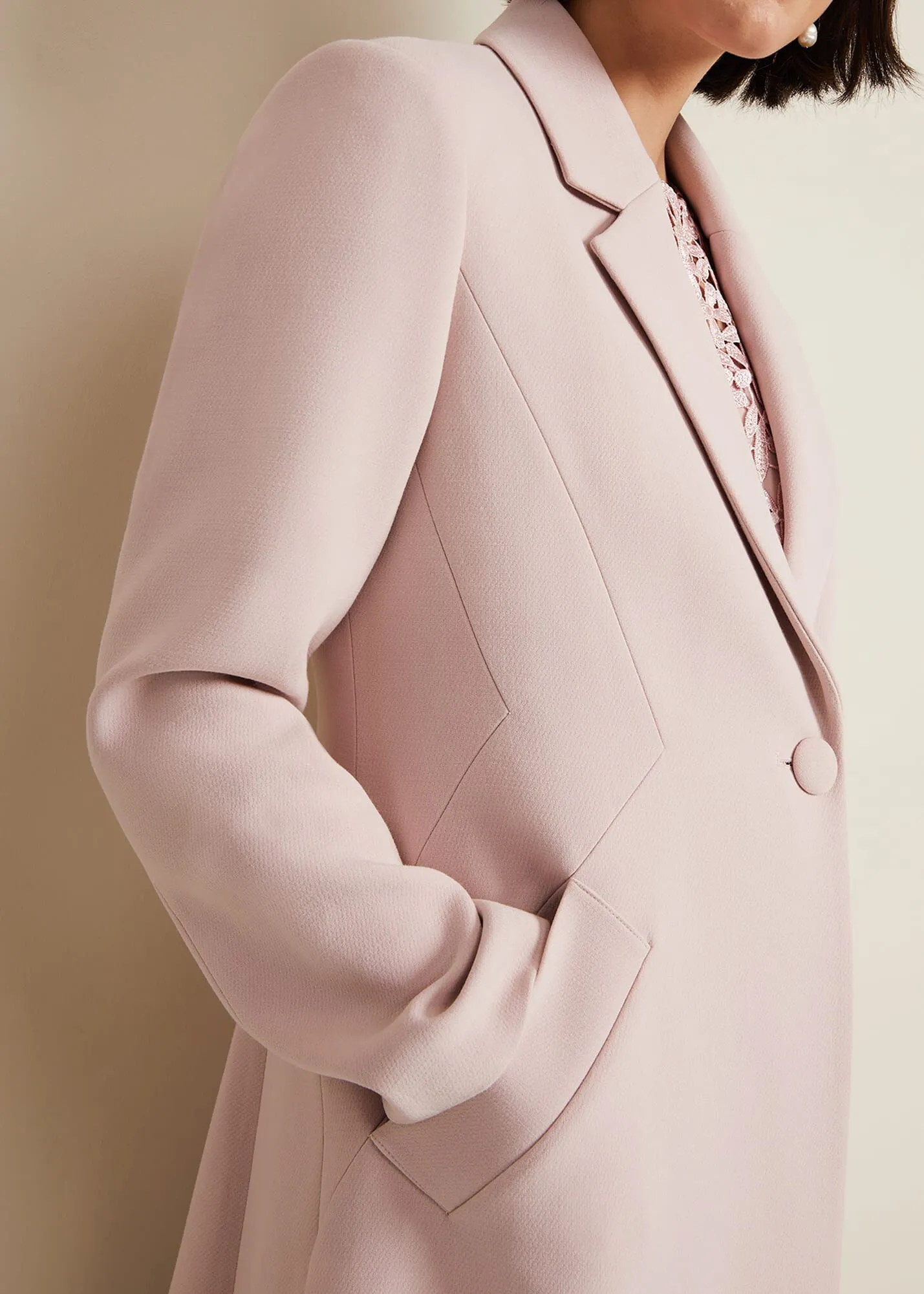 Juliette Crepe Coat