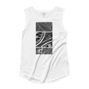 Ladies Cap Sleeve T-Shirt Barton Springs Creation Story