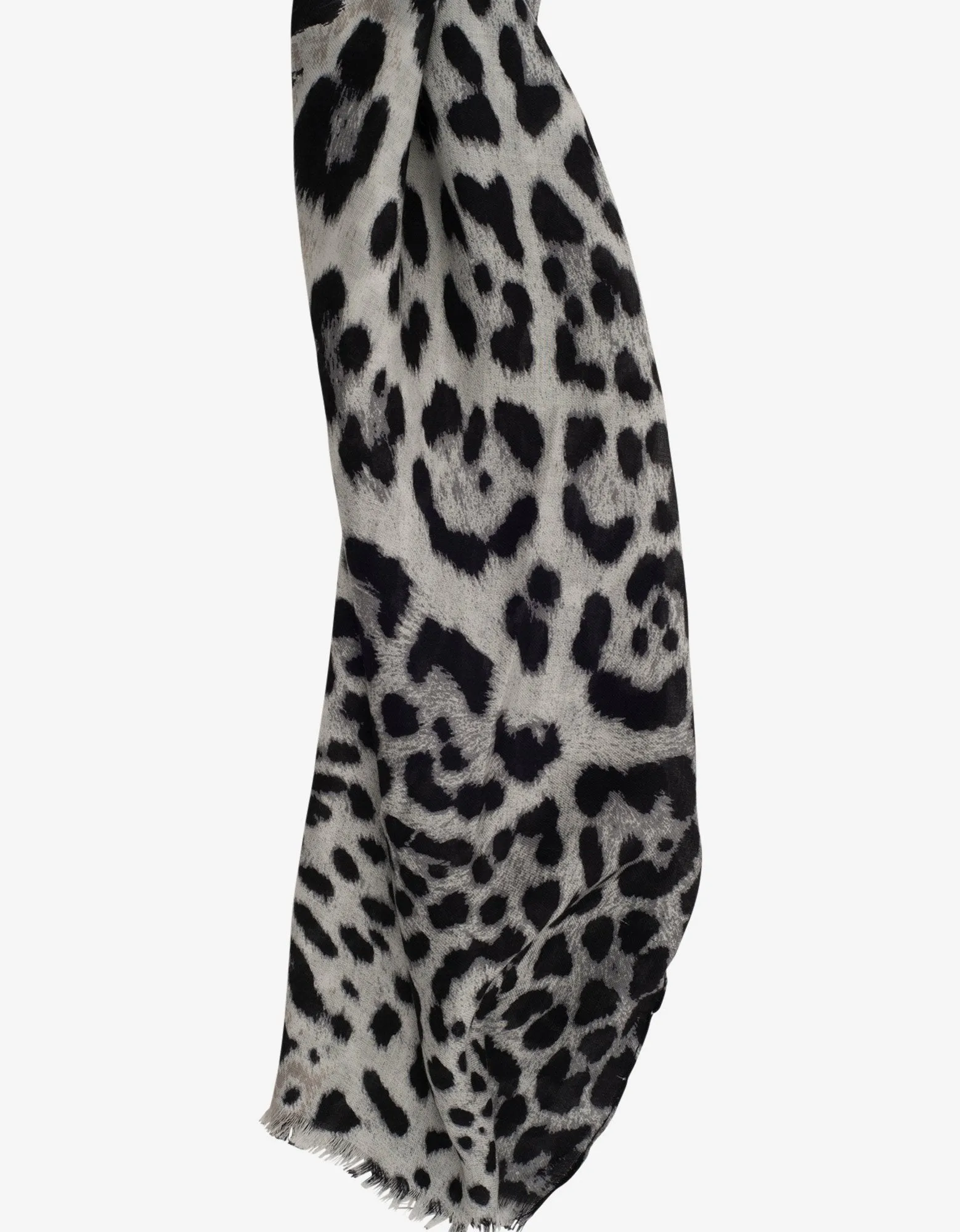 Leopard Pattern Silk Scarf