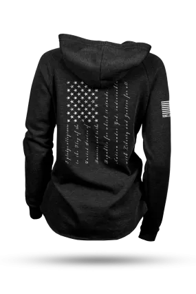 Lightweight Women's V-Neck Hoodie - The Pledge