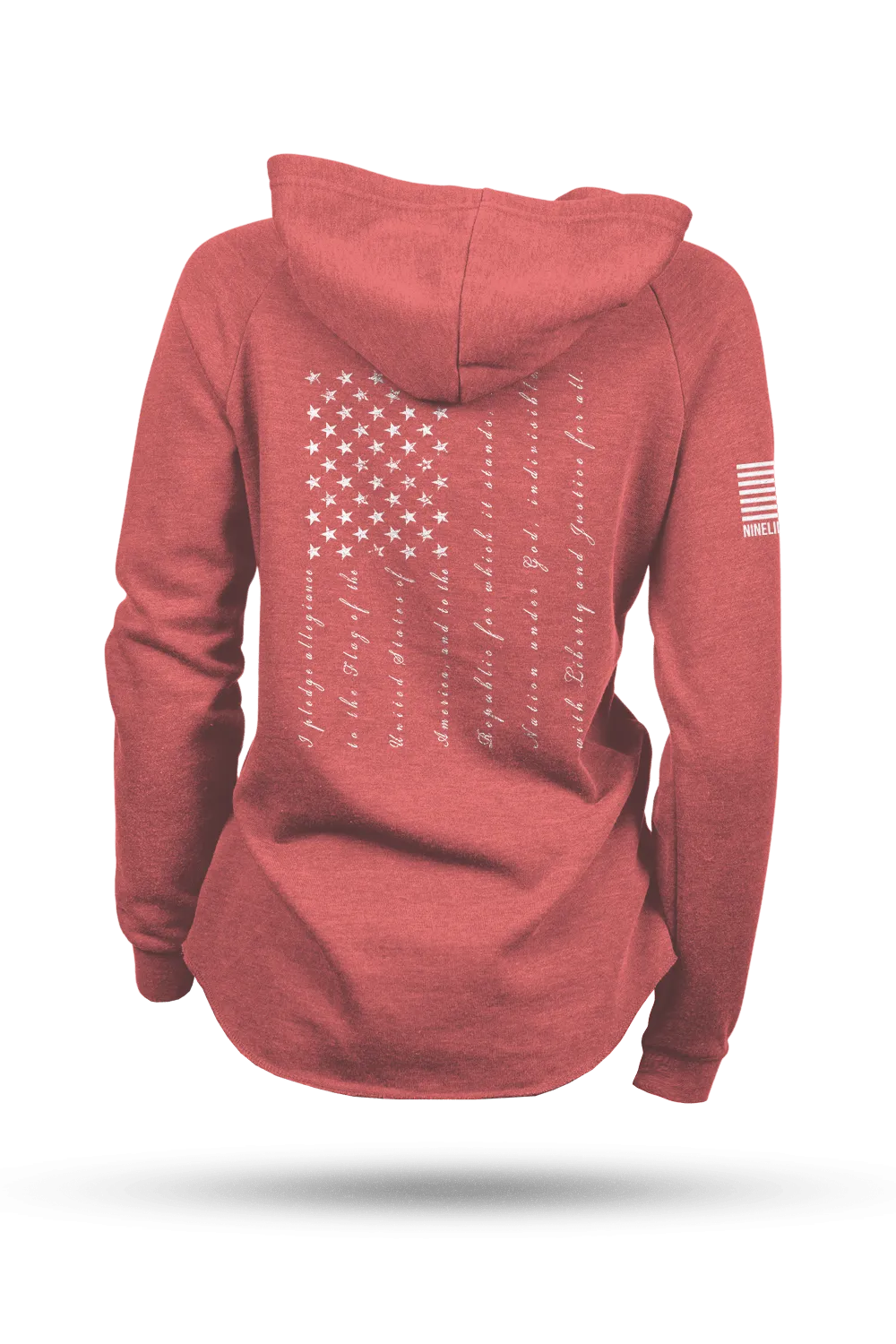 Lightweight Women's V-Neck Hoodie - The Pledge