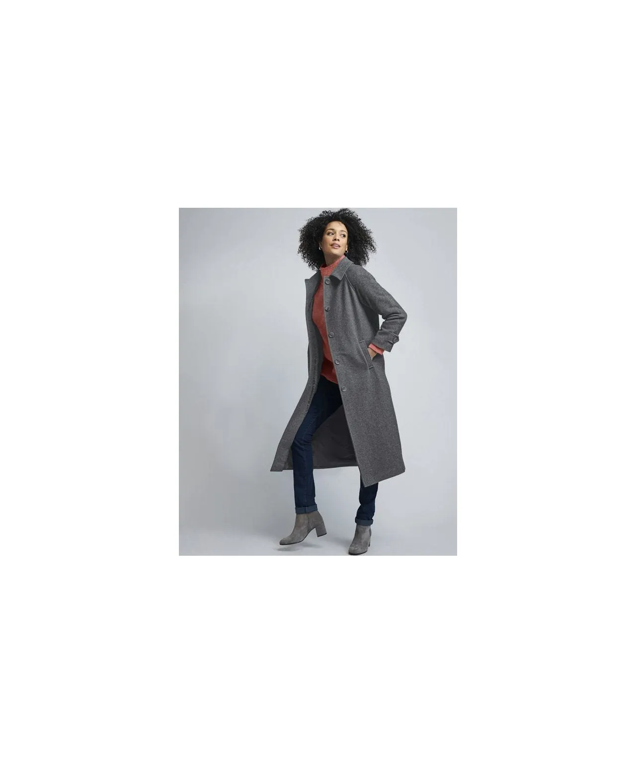 Long Wool Coat for Winter