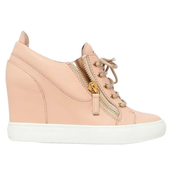 Lorenz Zip-Front Wedge Sneaker