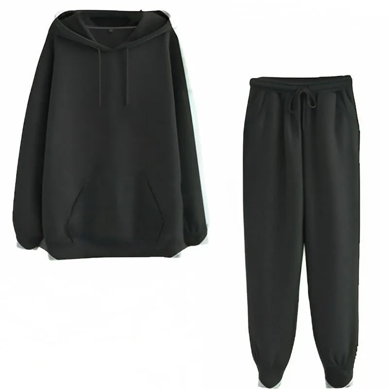 Luxurious Oversized Warm Hoodies & Pants Set