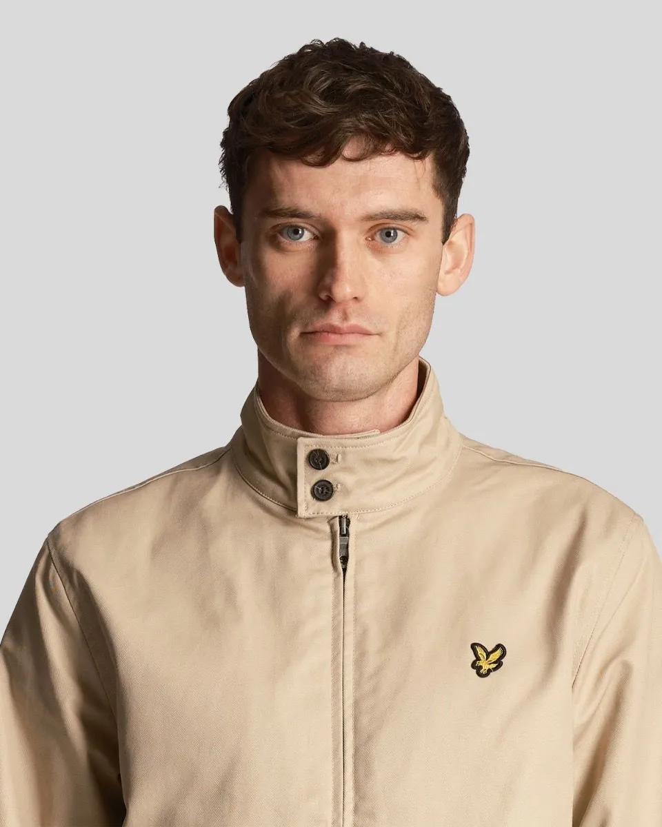 Lyle and Scott Harrington Casual Cotton Jacket Stone