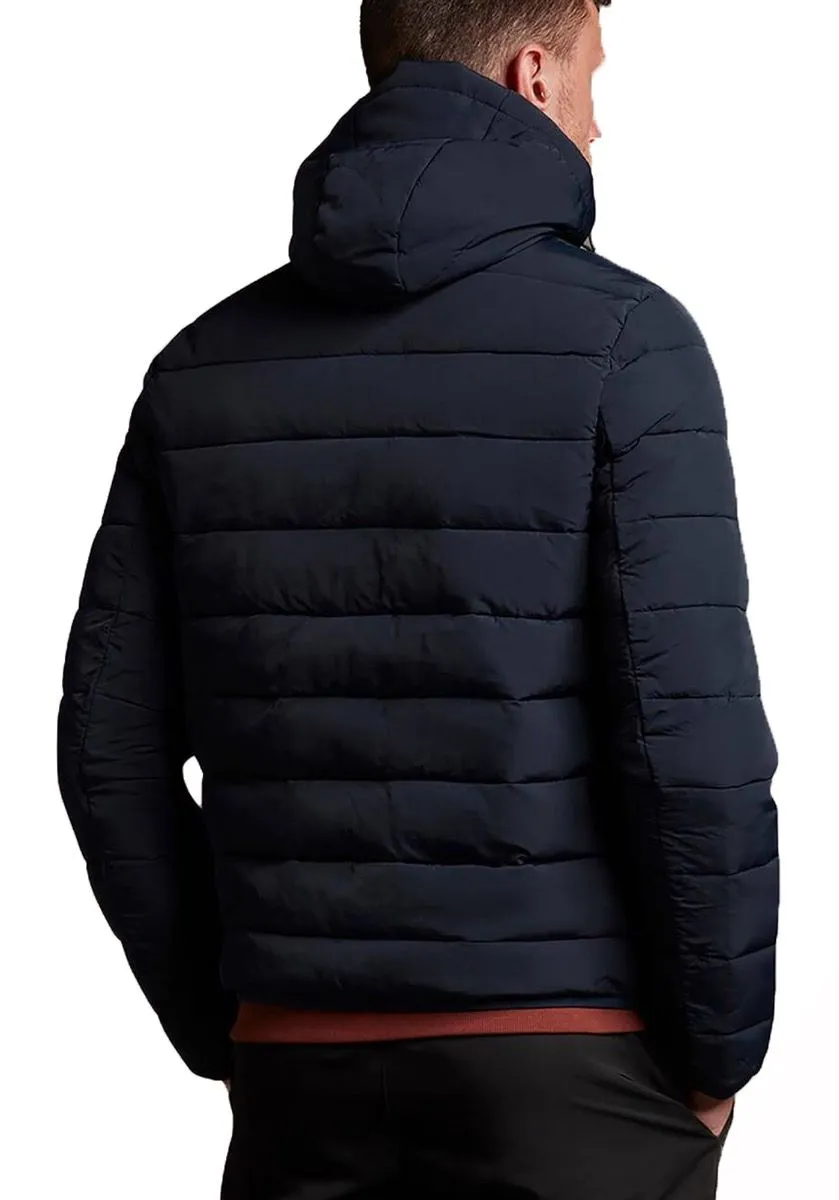 Dark Navy Lyle & Scott Hooded Puffer Jacket