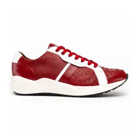 Red & White Casual Sneakers for Men - Marco Di Milano Lyon II (MDM1069)