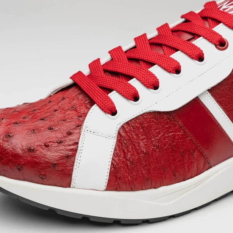 Red & White Casual Sneakers for Men - Marco Di Milano Lyon II (MDM1069)