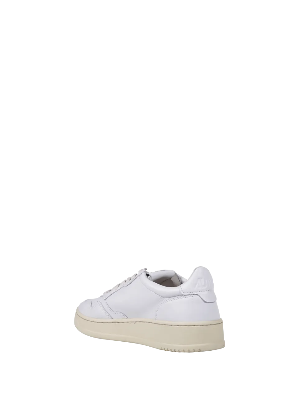 Men's White Leather Sneaker by Autry