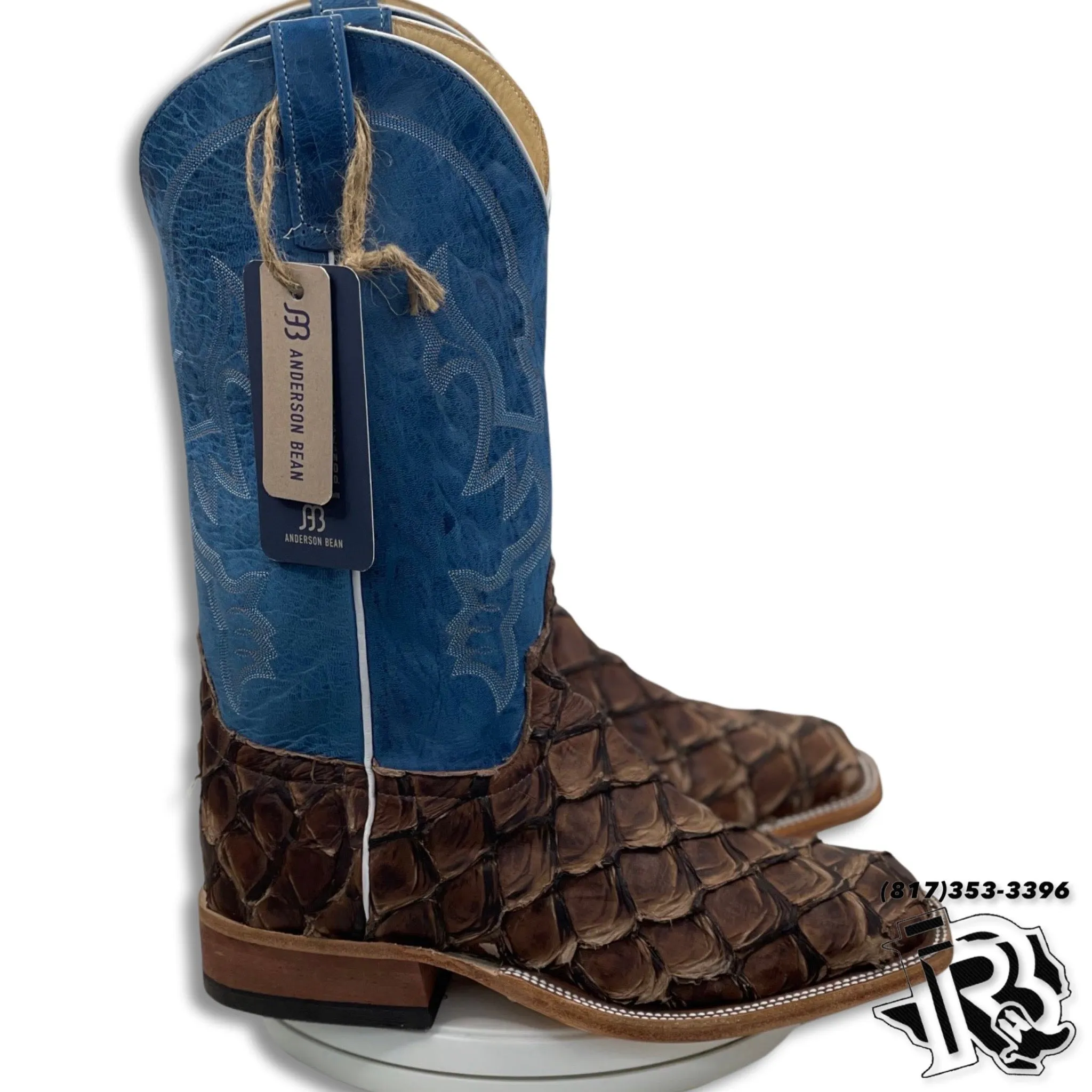 Men's Chocolate Fish Boots by Anderson Bean