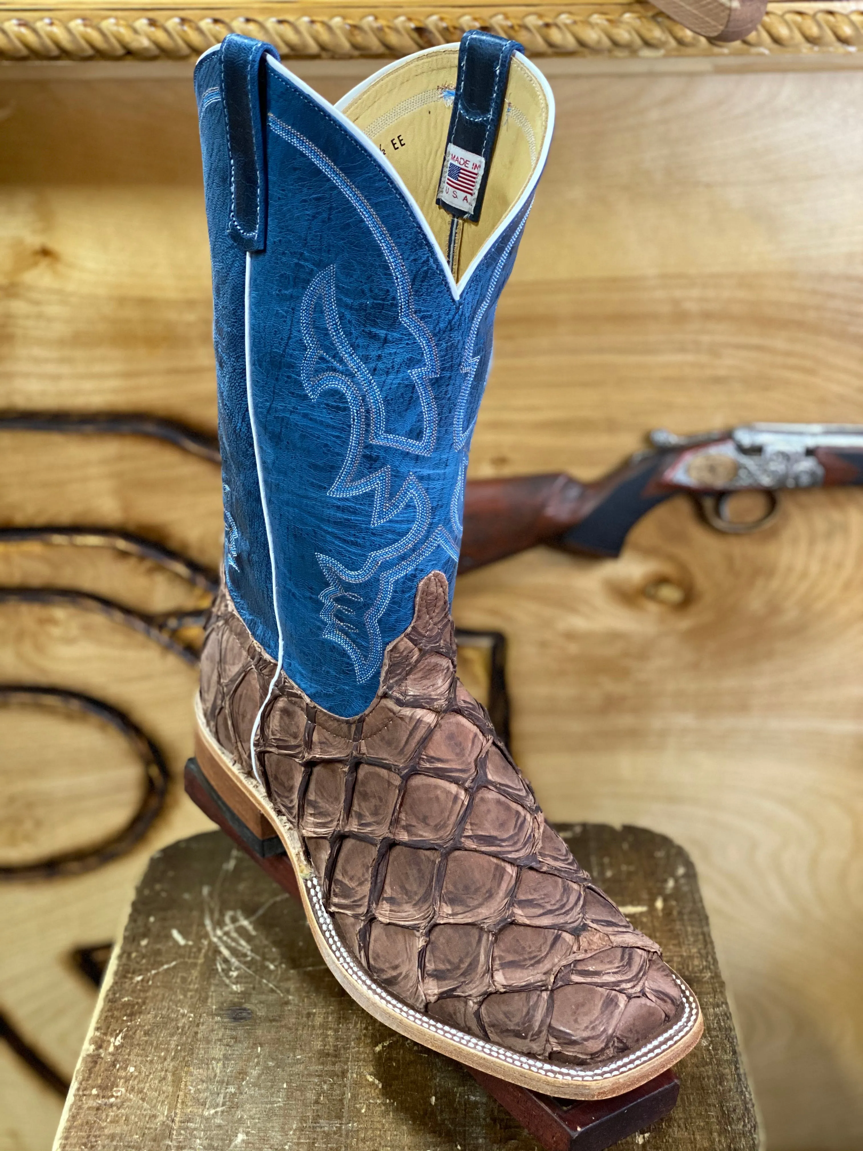 Men's Chocolate Fish Boots by Anderson Bean