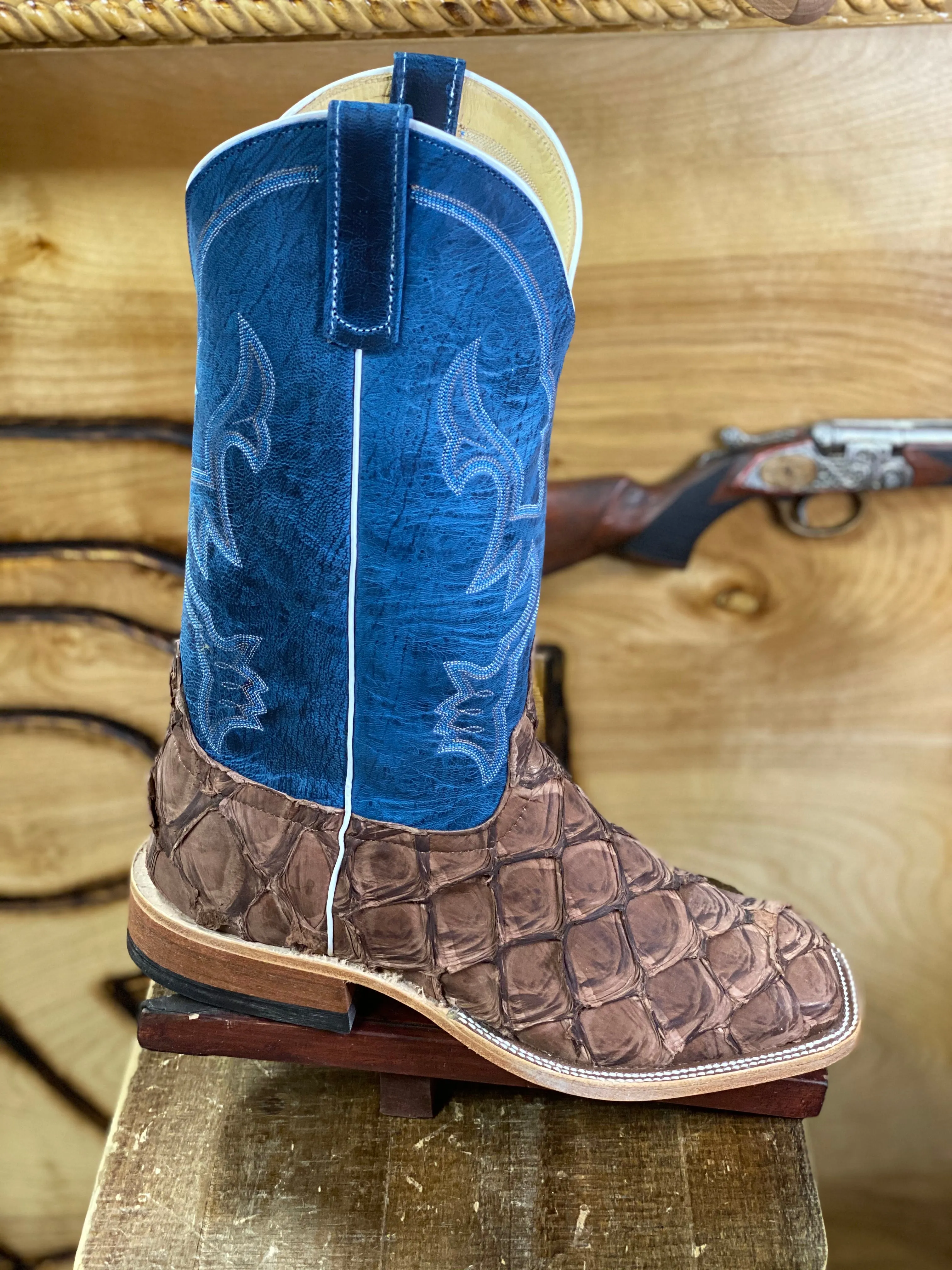 Men's Chocolate Fish Boots by Anderson Bean