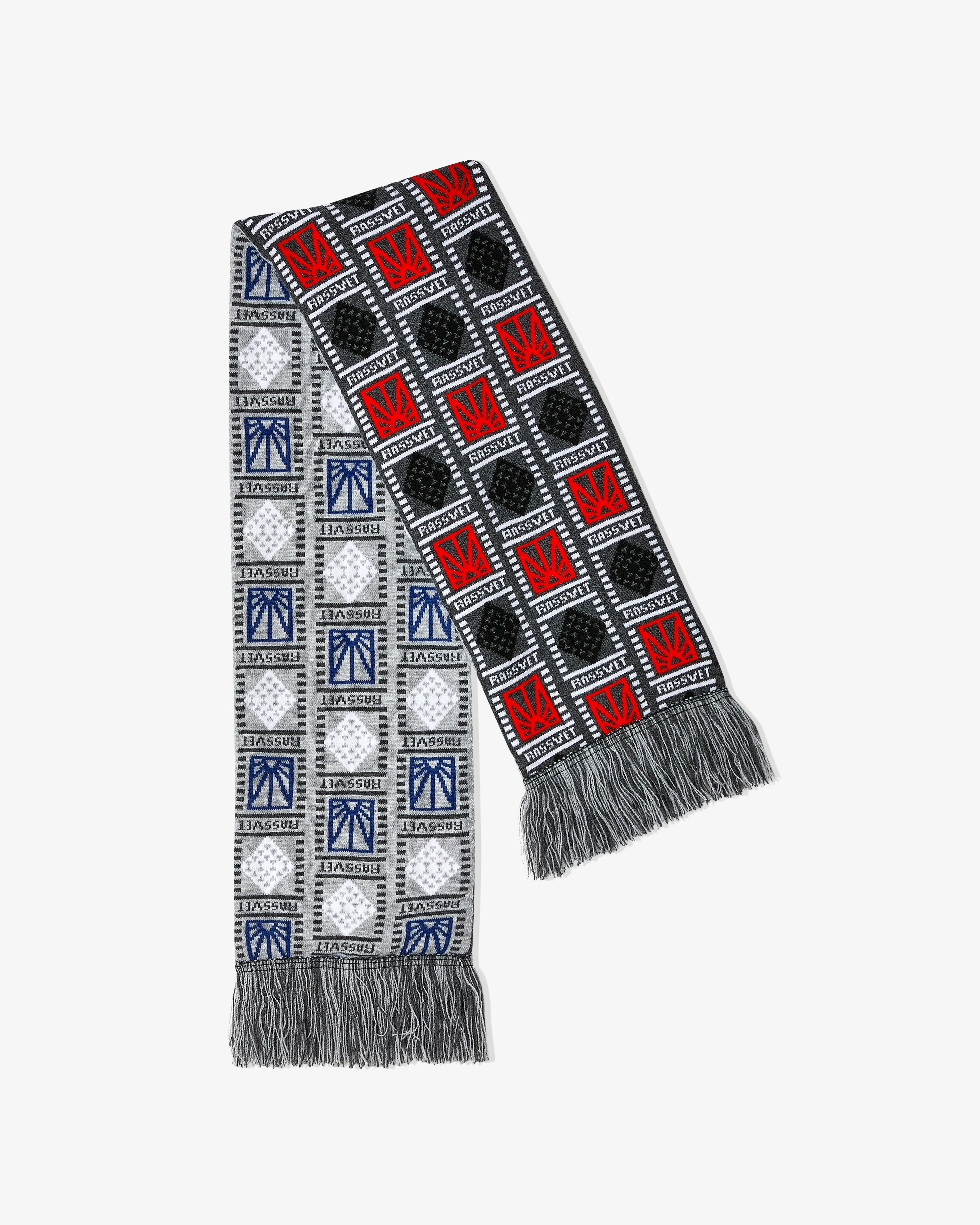 Men's Rassvet Logo Scarf in Multi color from Rassvet.