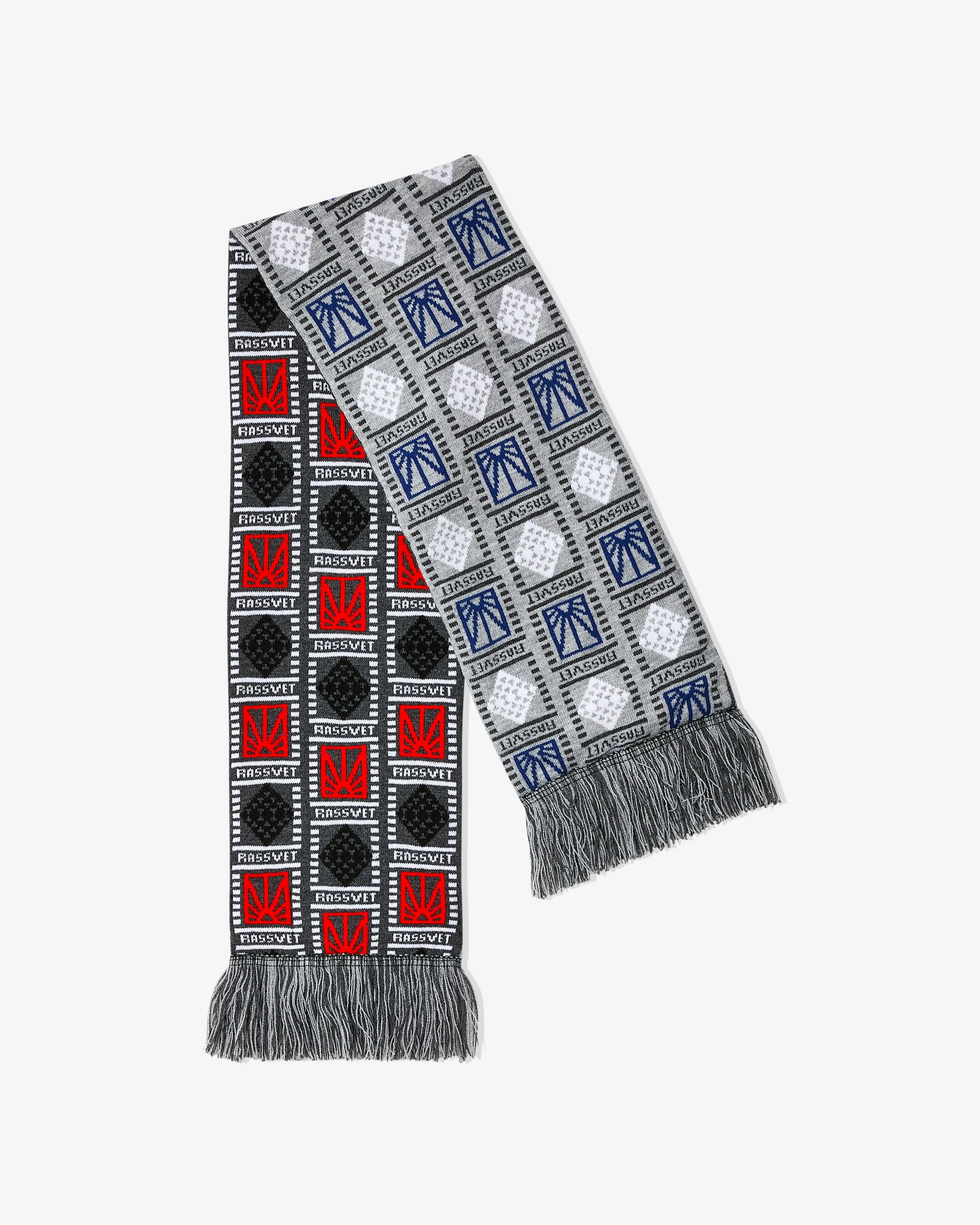 Men's Rassvet Logo Scarf in Multi color from Rassvet.