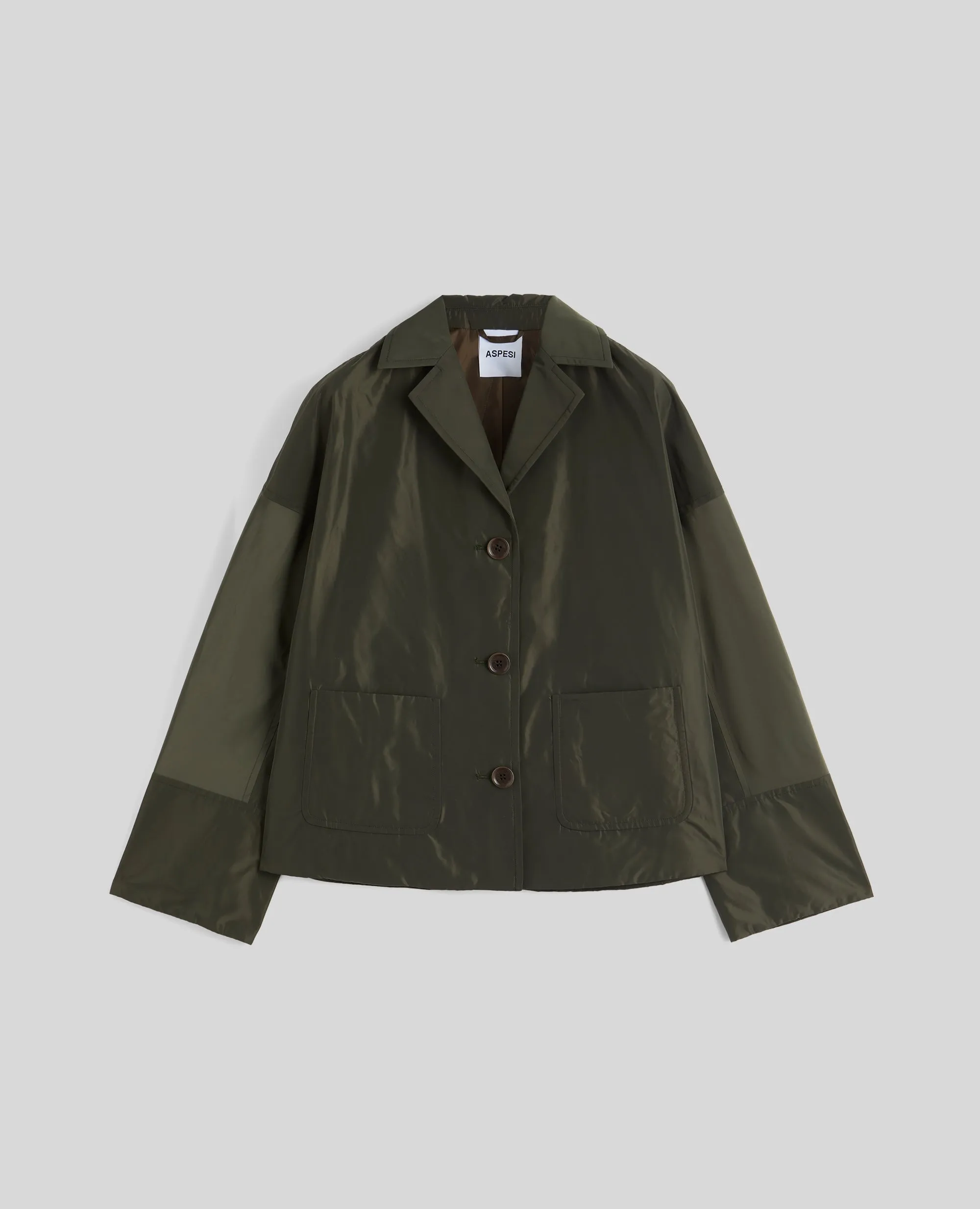 military style flared jacket