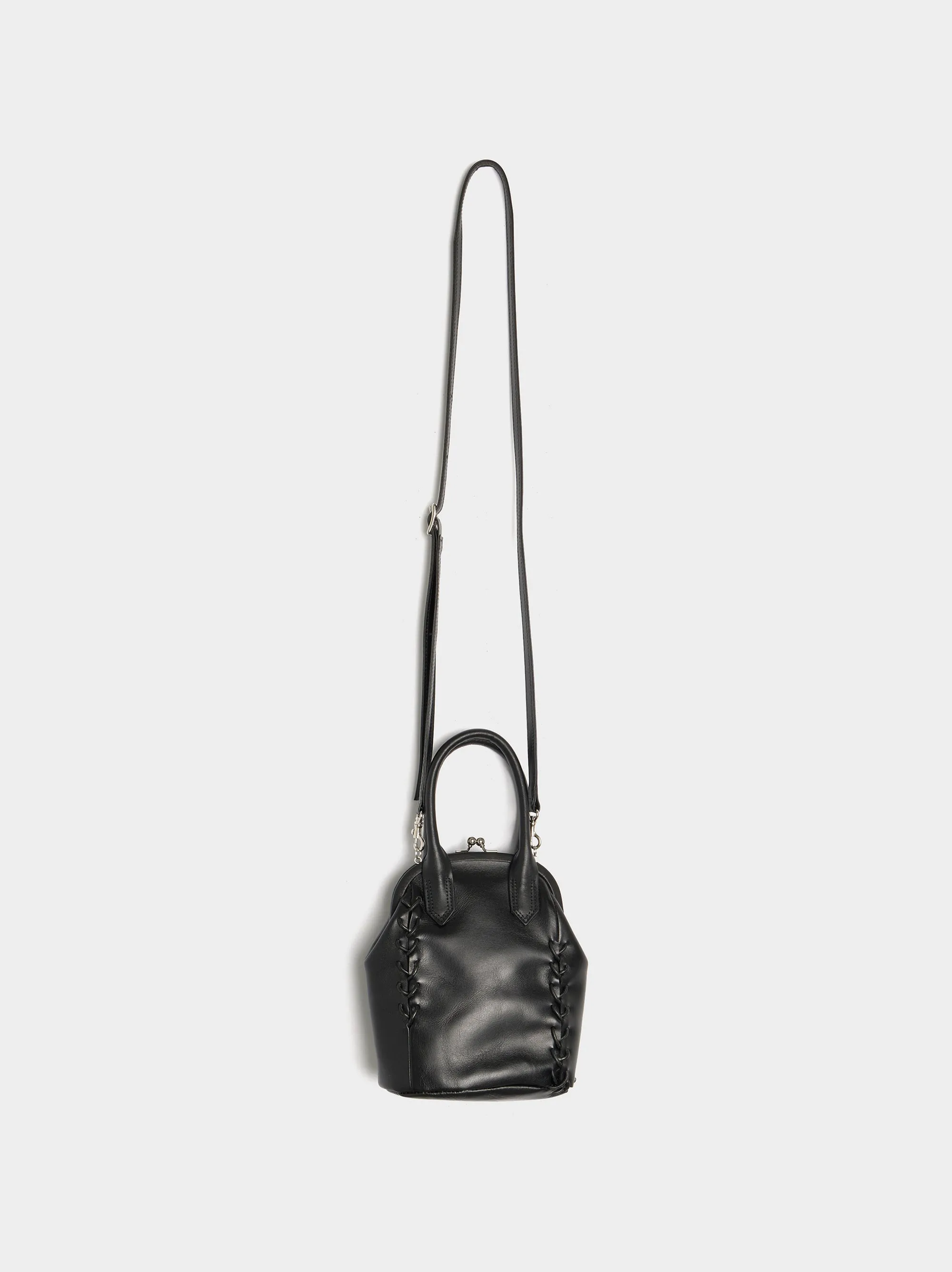 Small Black Clasp Bag