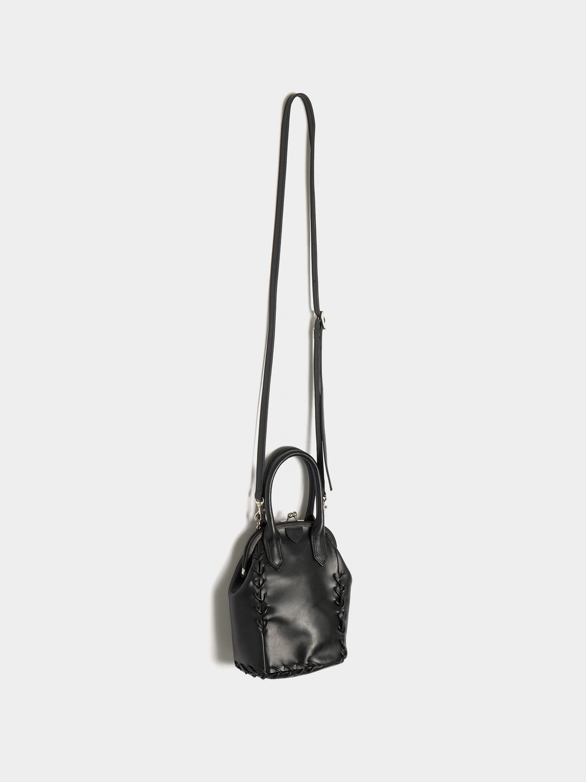 Small Black Clasp Bag