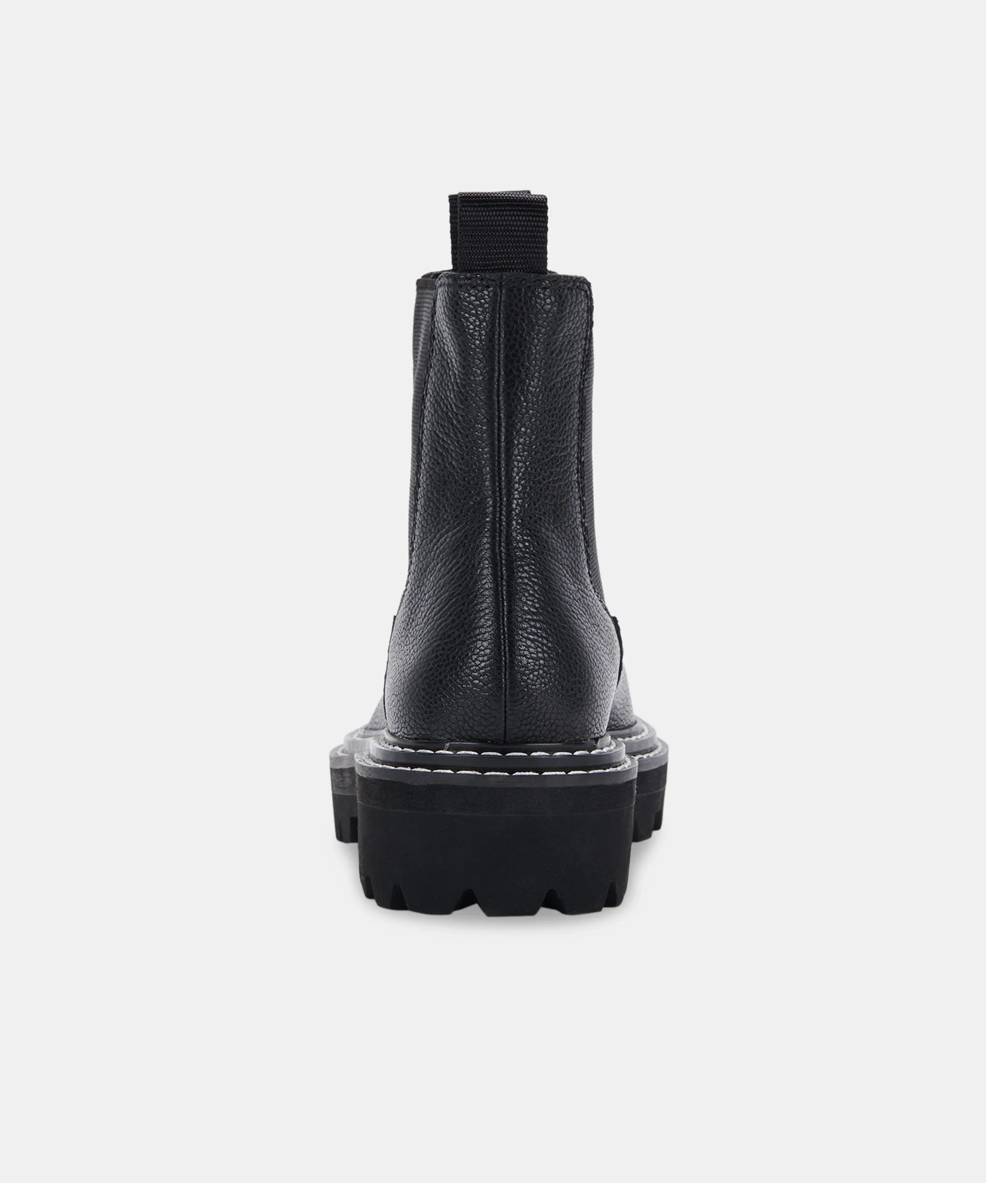 MOANA Black Leather Boots with H2O Technology - re:vita.