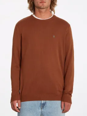 Mocha Crew Neck Sweater - Uperstand