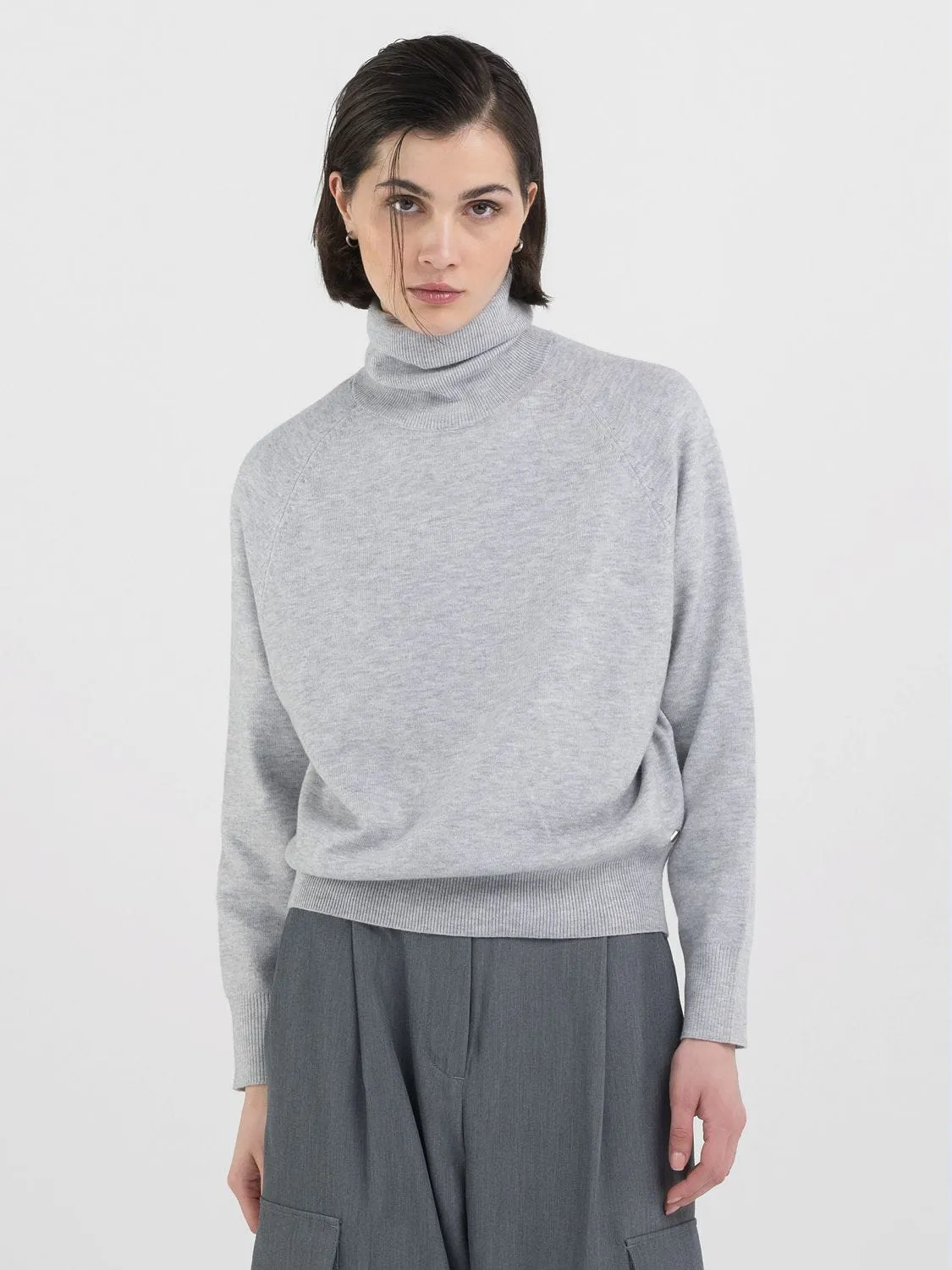 Mock Turtleneck Sweater