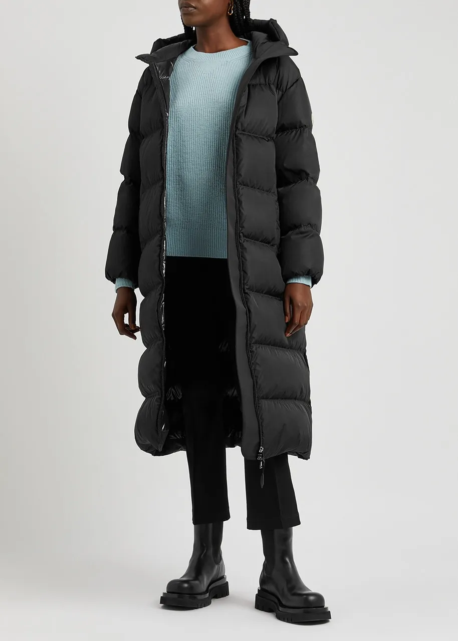 MONCLER Catchet black quilted shell jacket