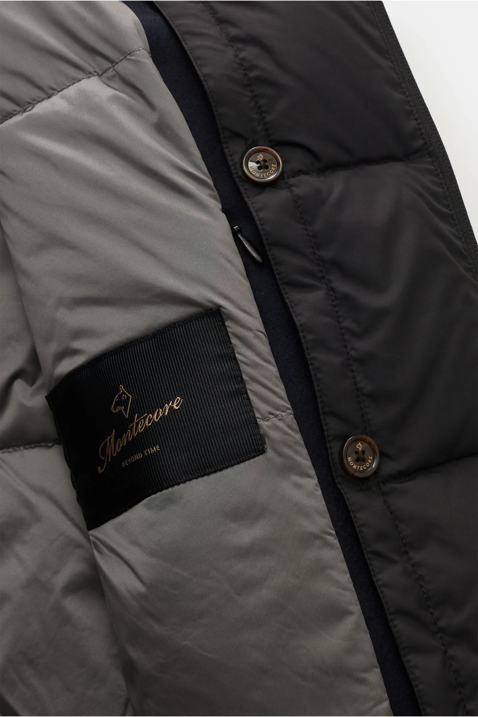 Montecore dark navy short coat - Shop now.