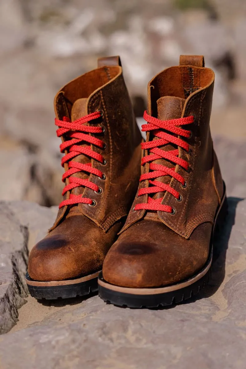 Motorcycle Boots in Wheat Color