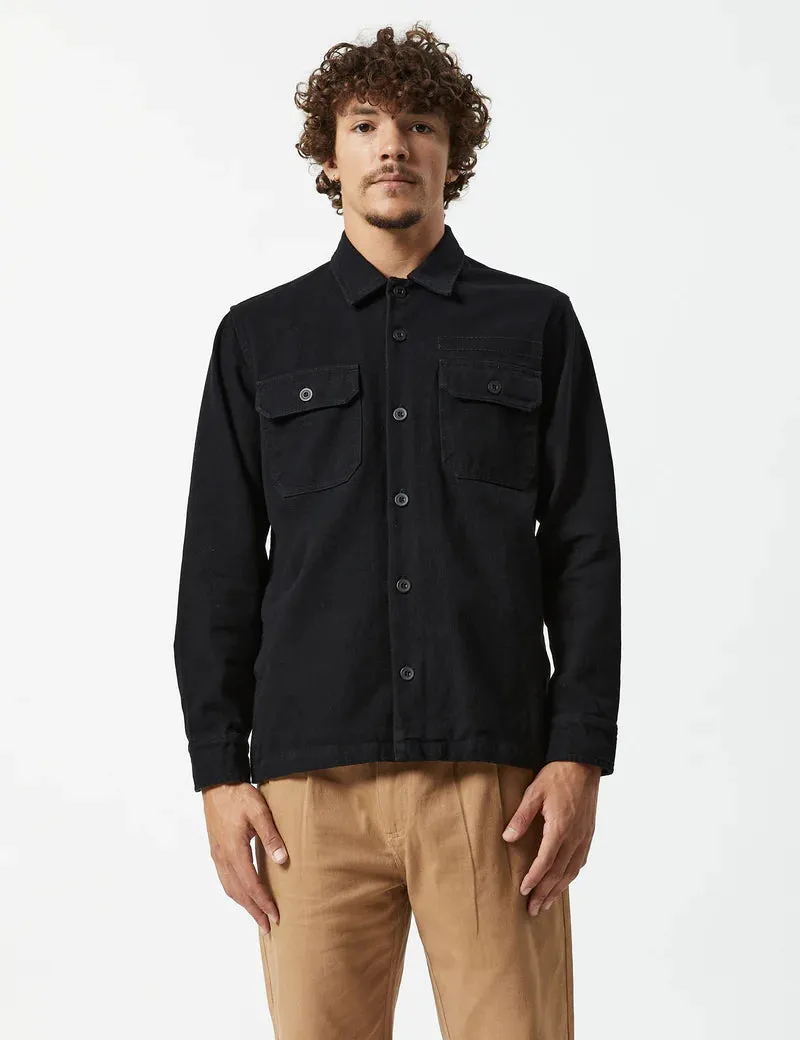 MR SIMPLE Black Overshirt