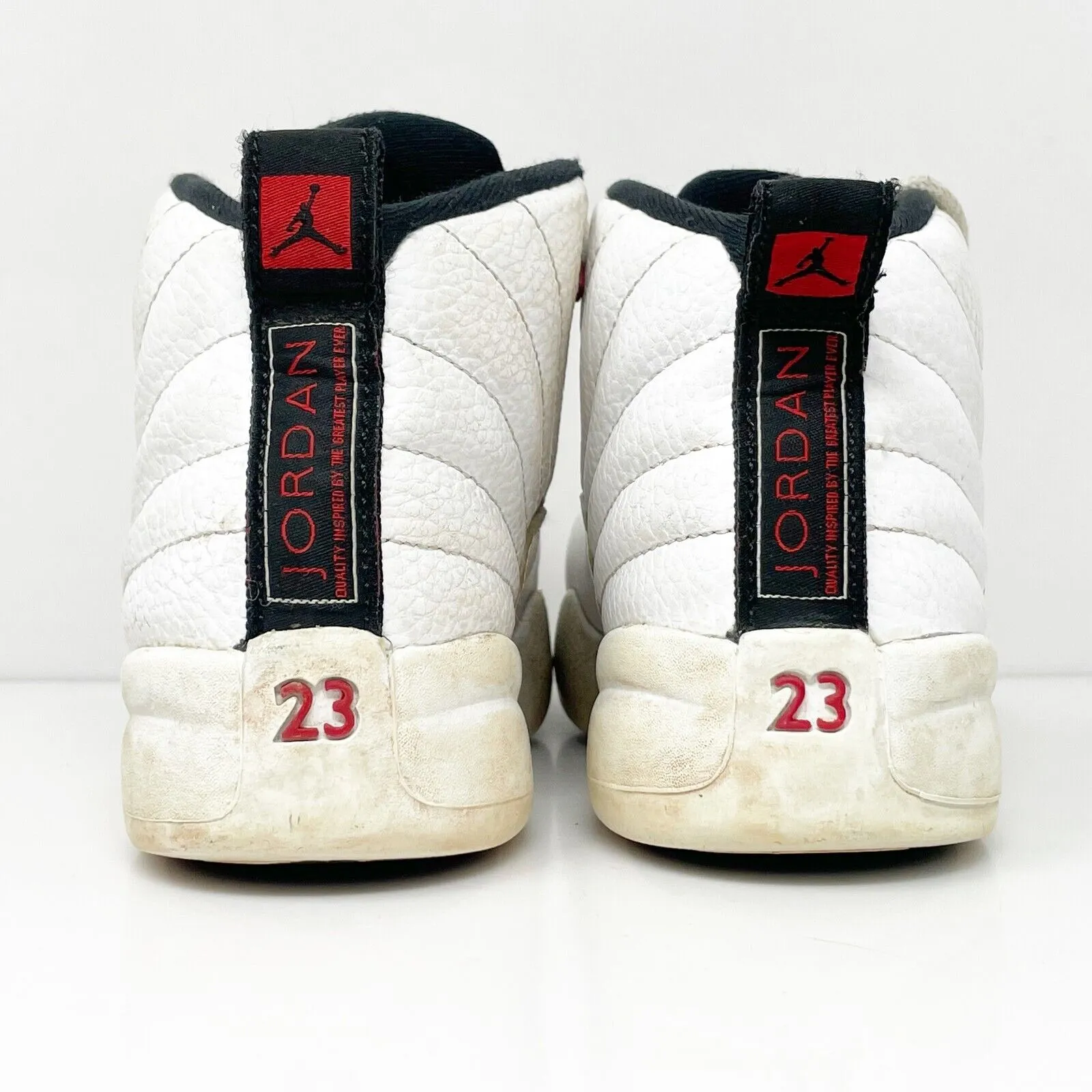 Nike Boys Air Jordan 12 151186-106 White Basketball Shoes Sneakers Size 13C