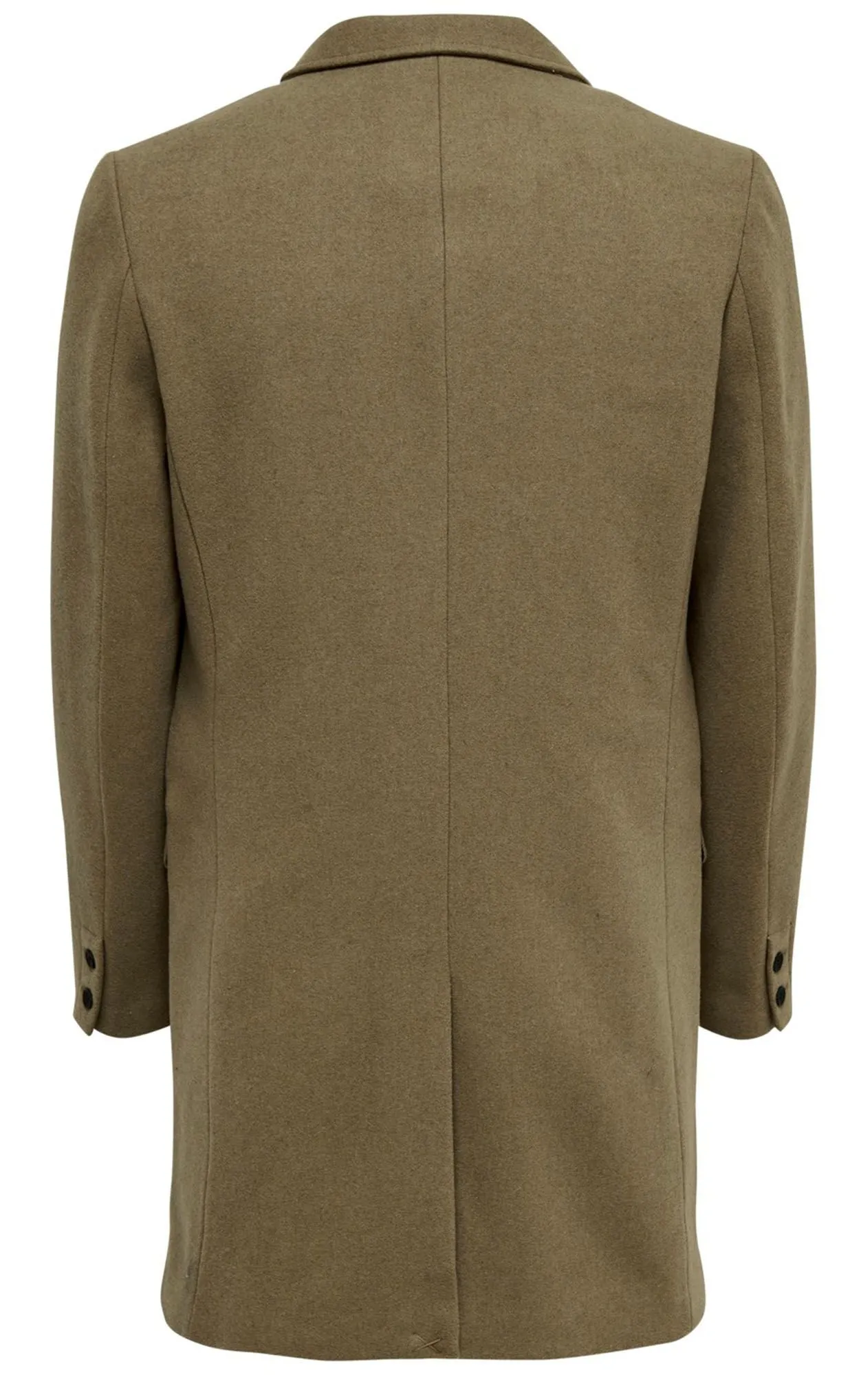 Julian Wool Coat in Lead Gray by Only & Sons