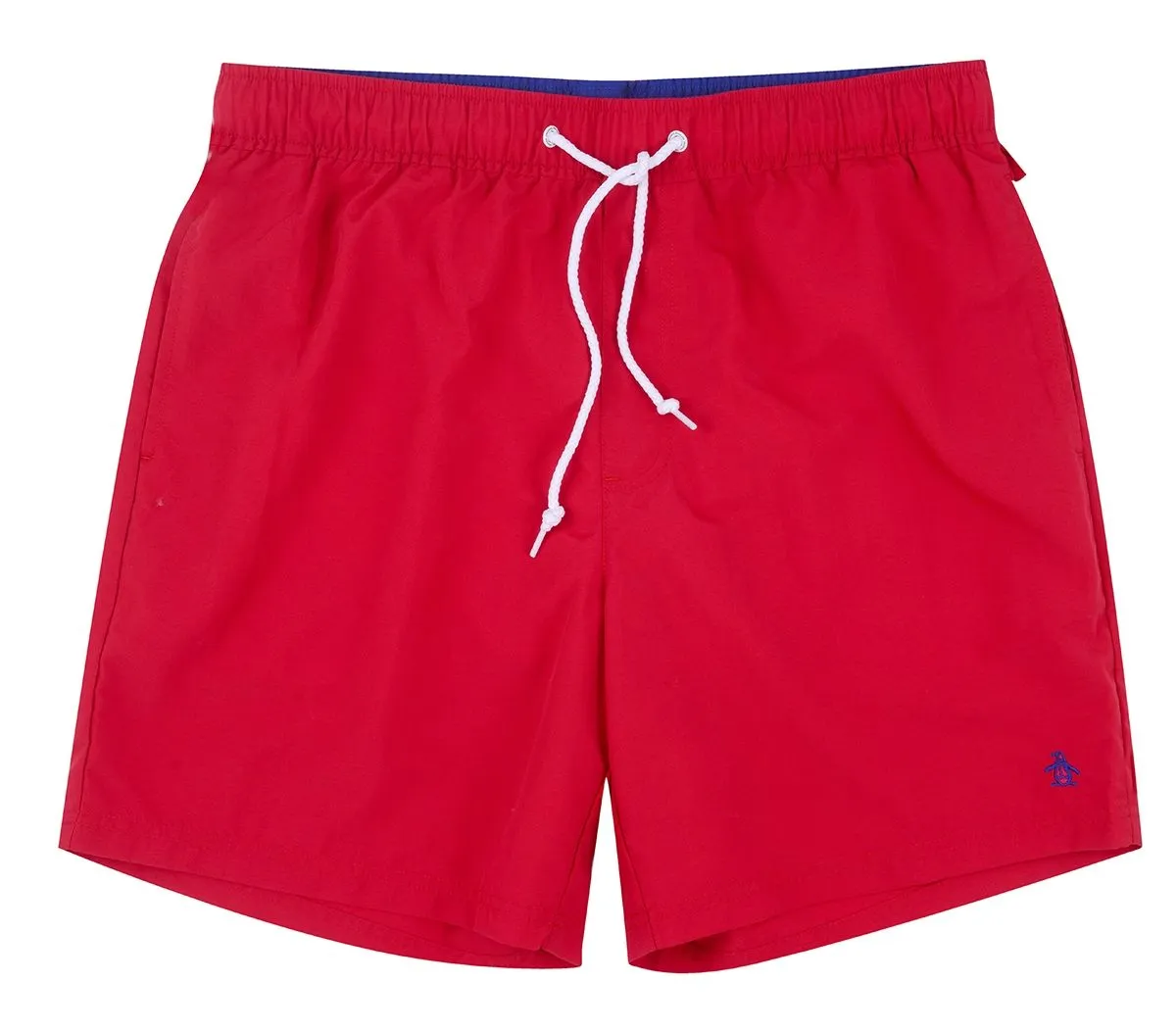 Lipstick Red Quick Dry Daddy Swim Shorts by Original Penguin