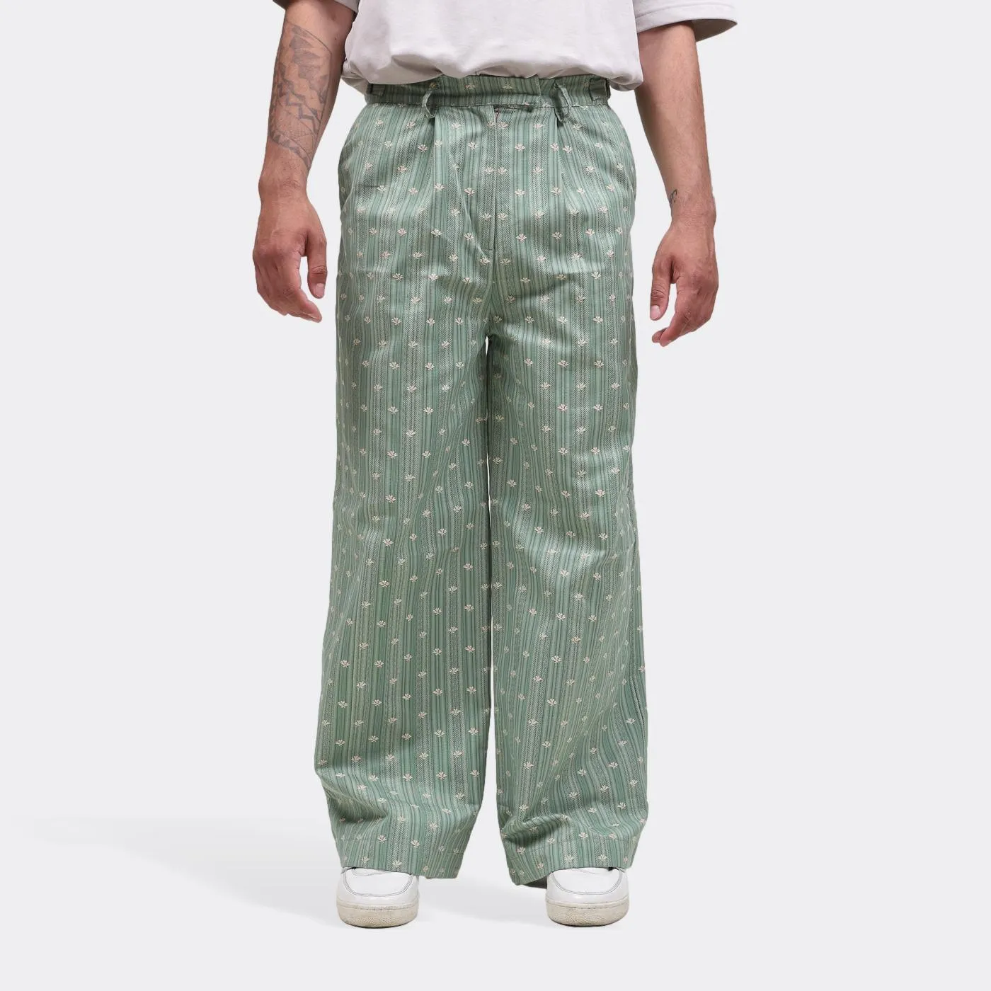 Green Tailored Trousers by Pietá