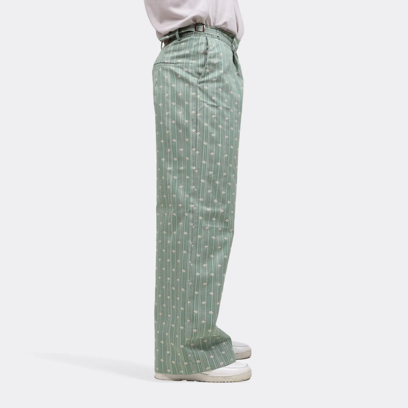 Green Tailored Trousers by Pietá