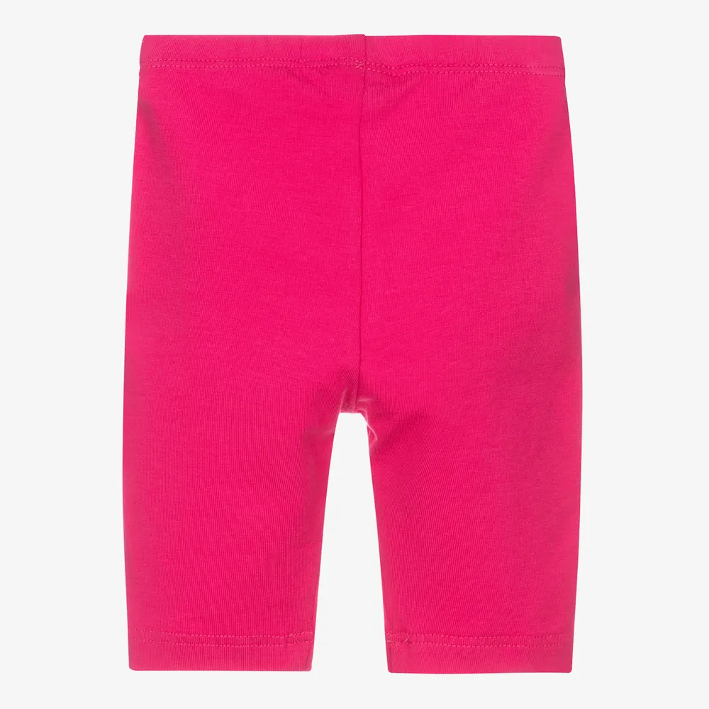 Pink Cotton Leggings for Girls