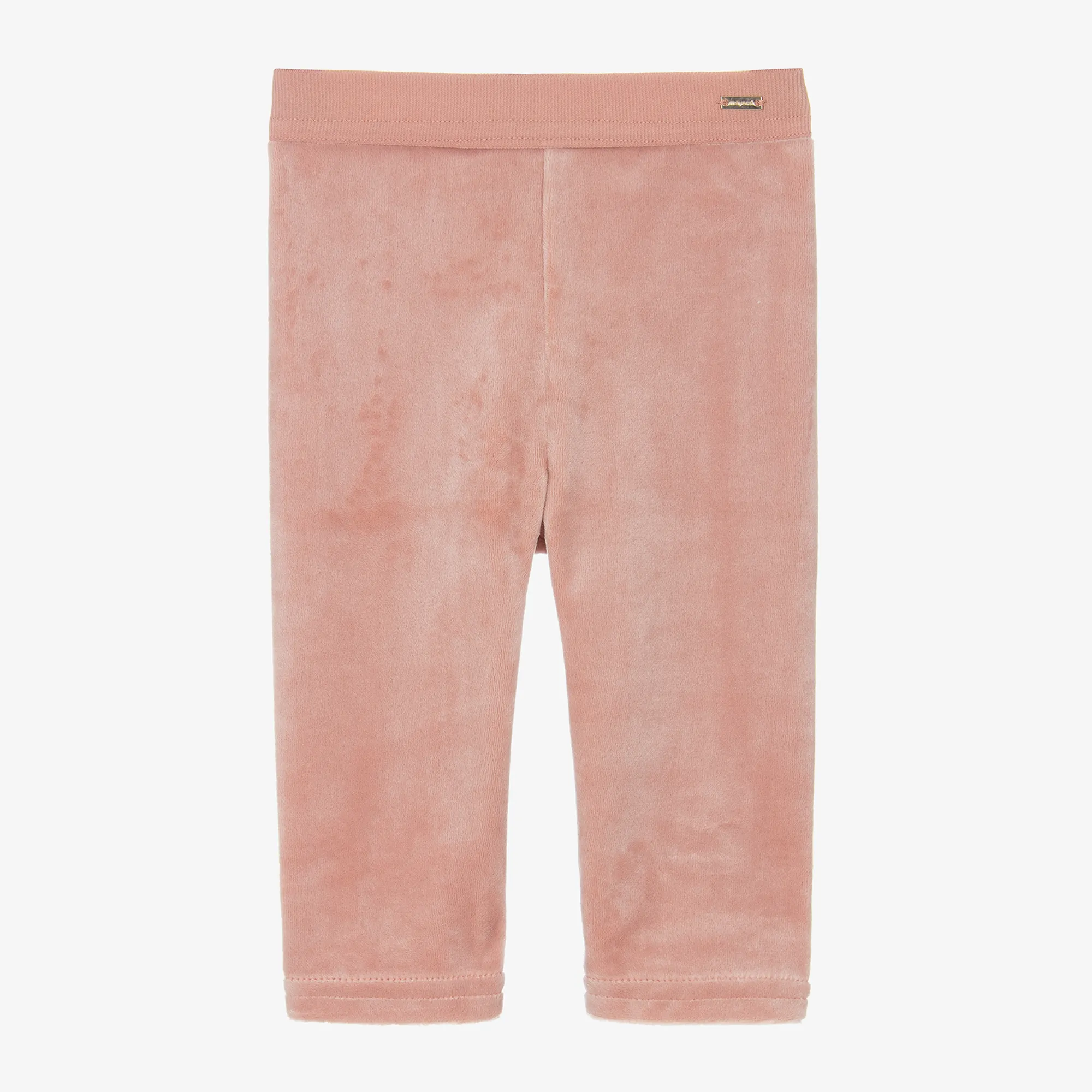 Pink Velour Leggings for Girls