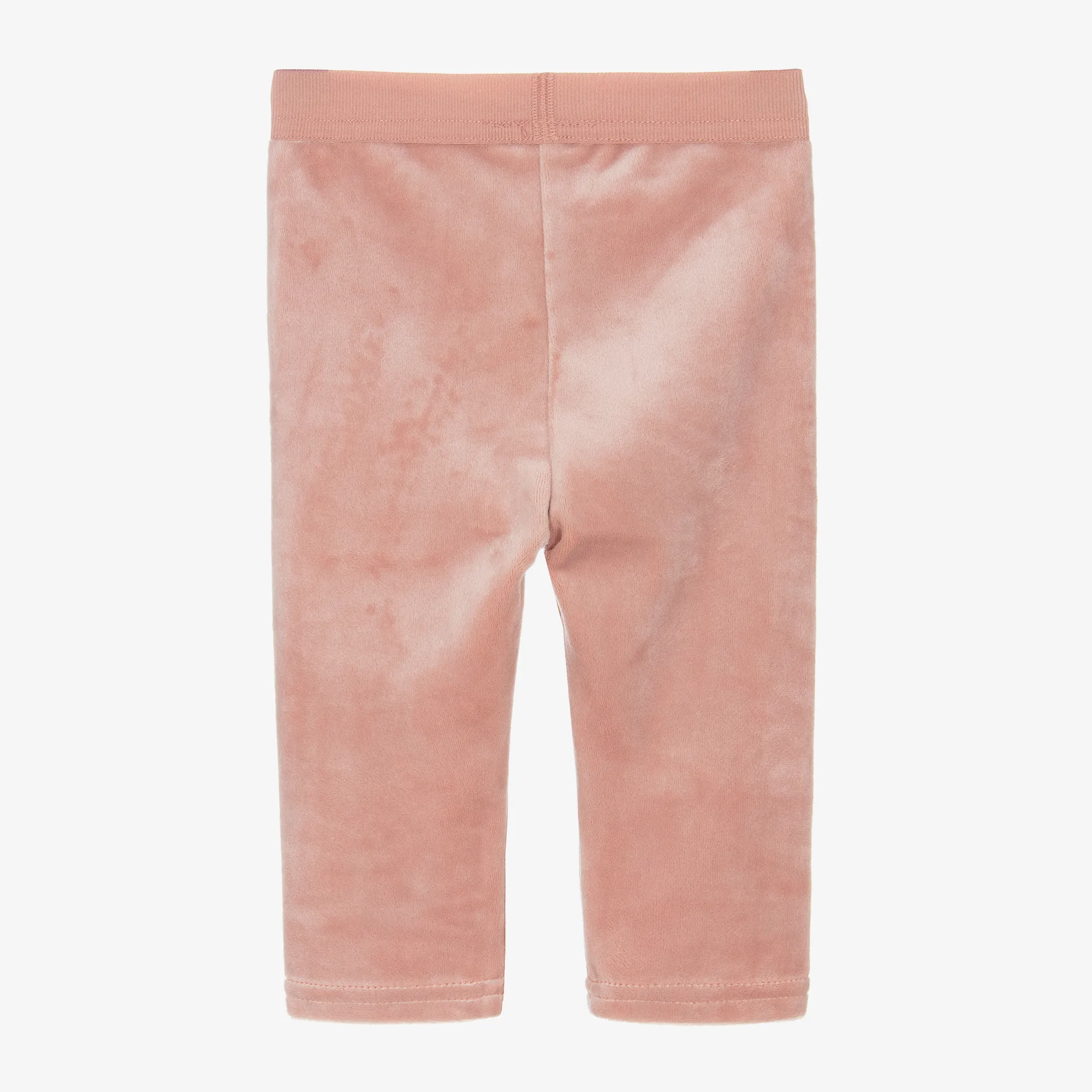 Pink Velour Leggings for Girls