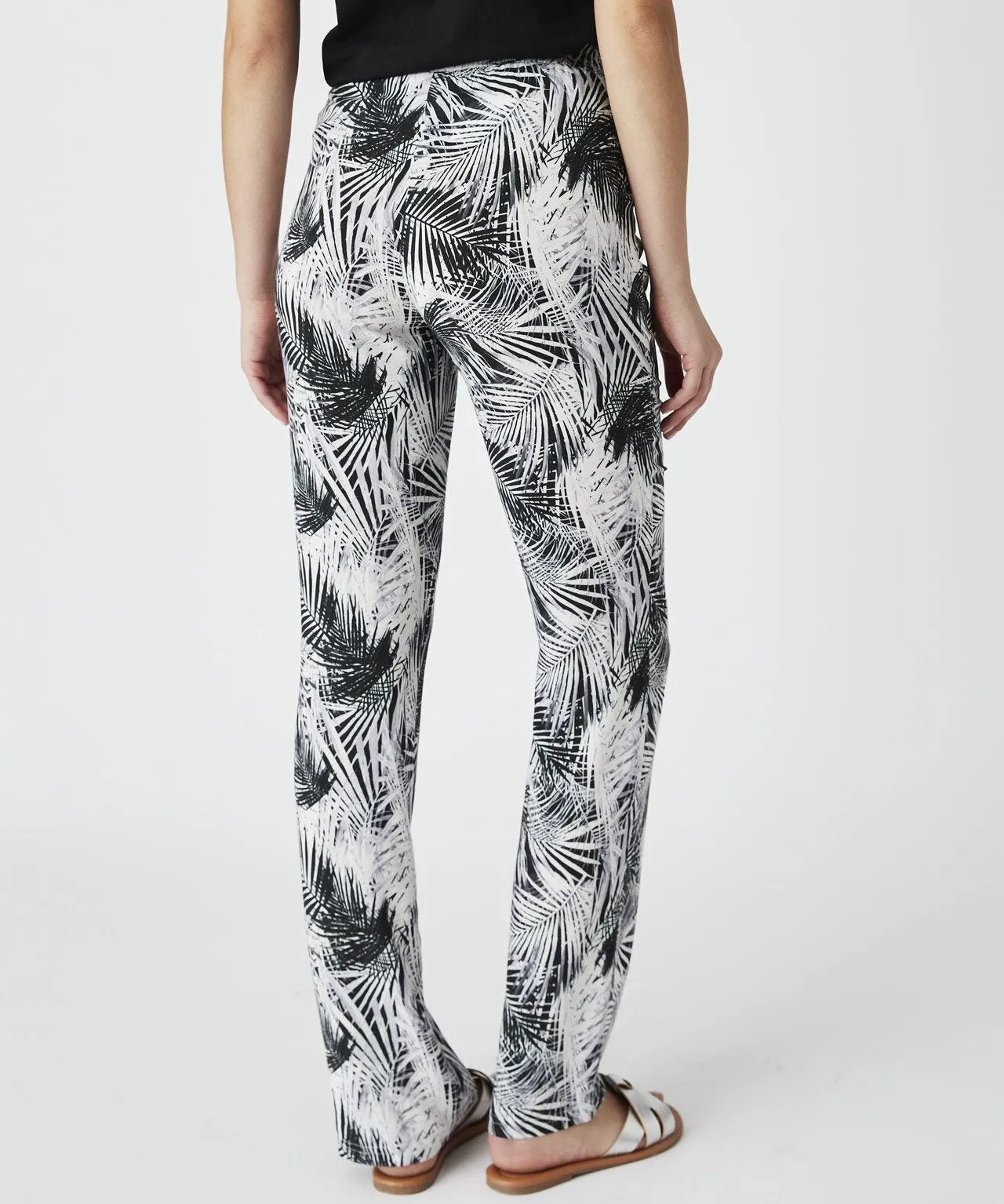 Printed Straight Leg Pants