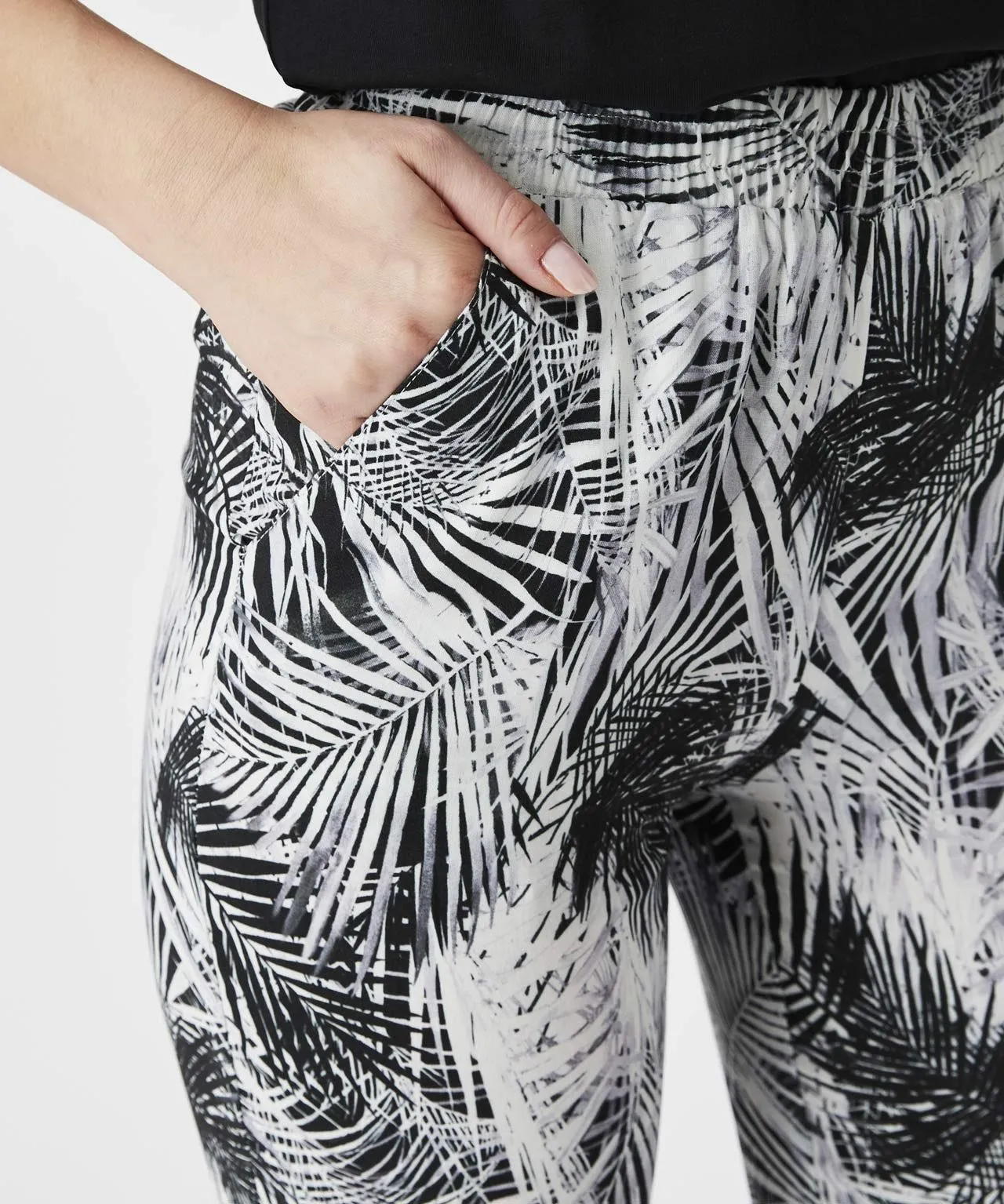 Printed Straight Leg Pants