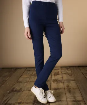 Pull-On Denim Trousers for Men