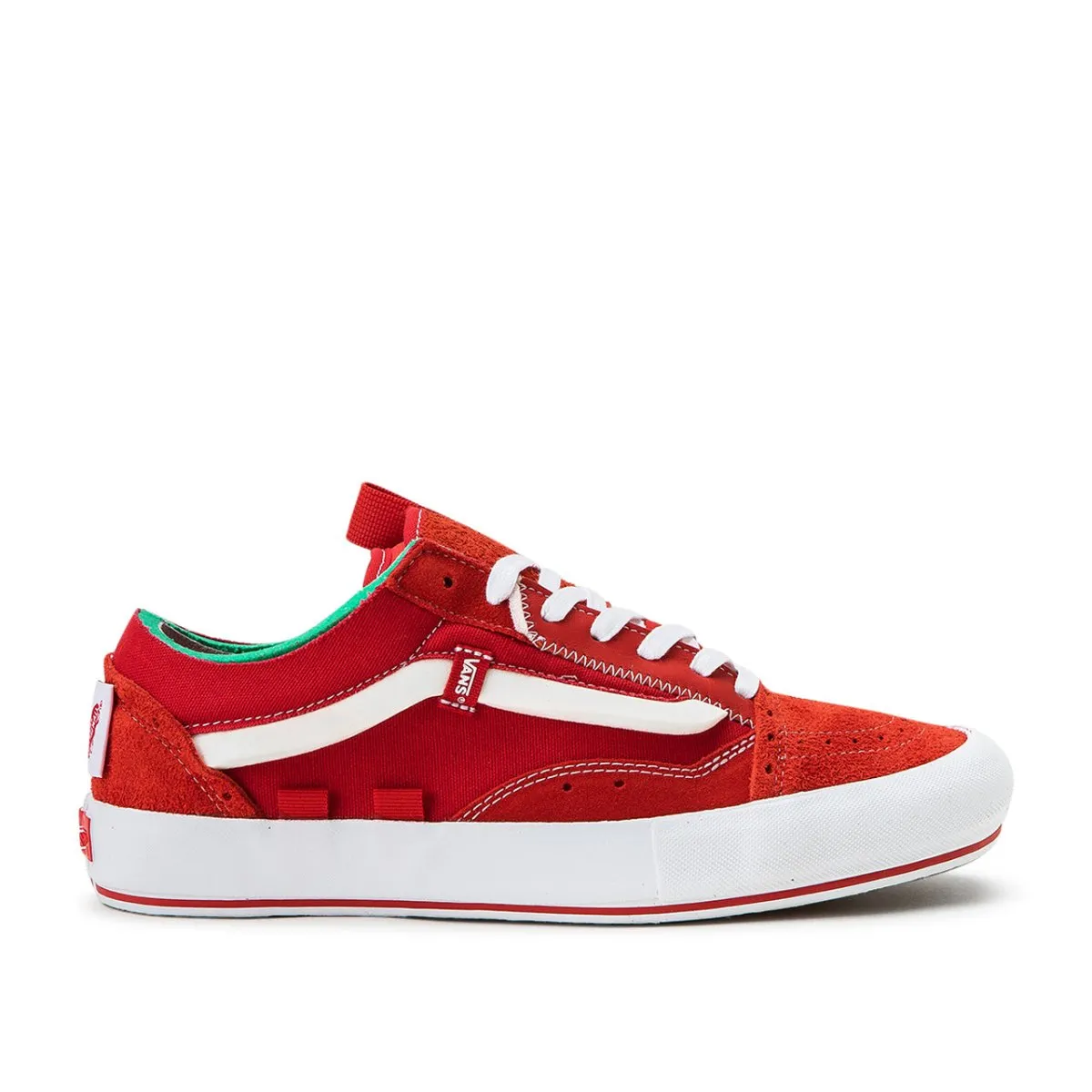 Red Vans Old Skool Cap LX 'Regrind'