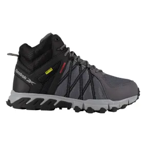 Reebok Men's Grey and Black Trailgrip Work Boots with MetGuard and Alloy Safety Toe