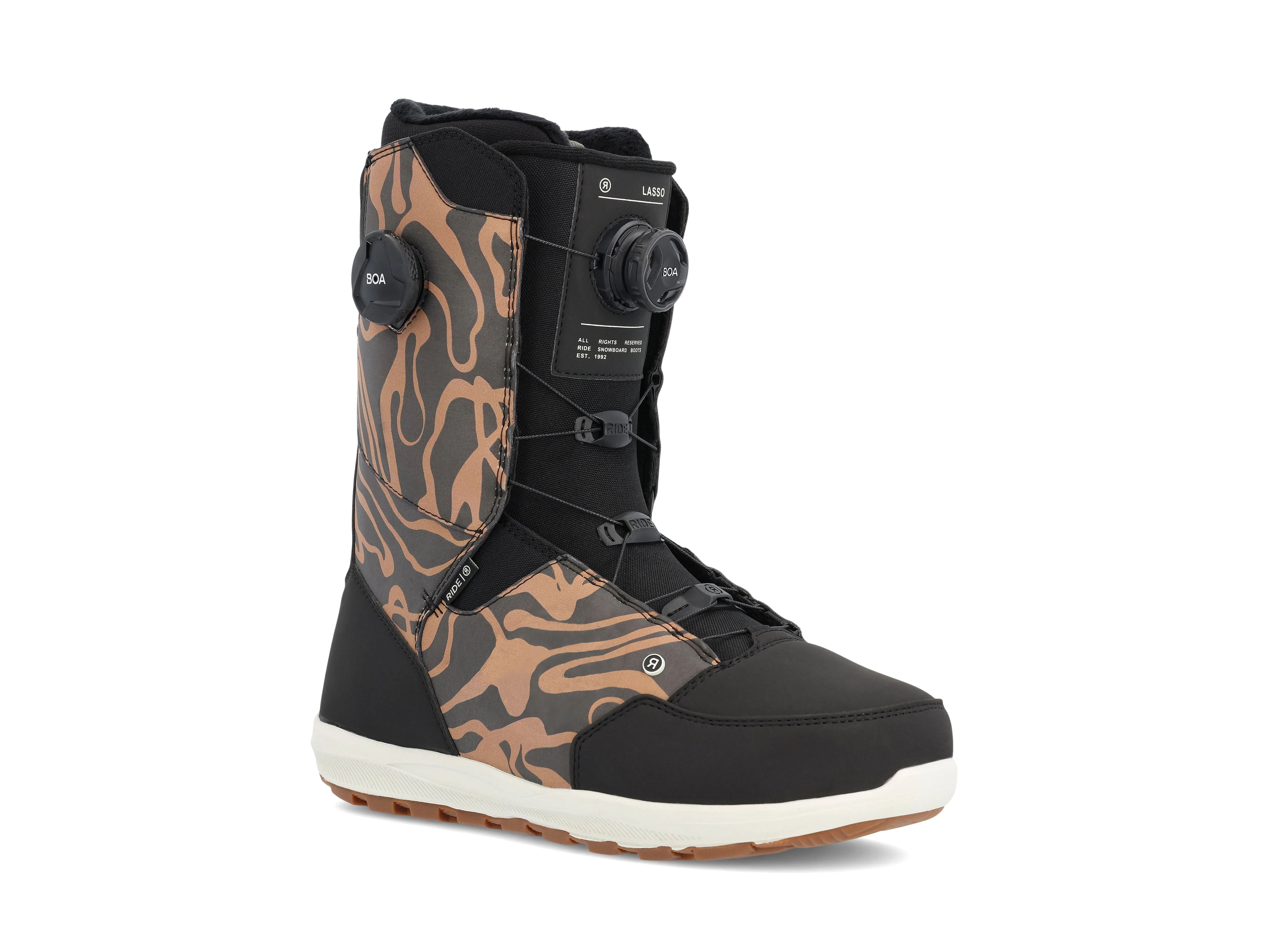 Ride Snowboard Boots with Lasso Men's Design